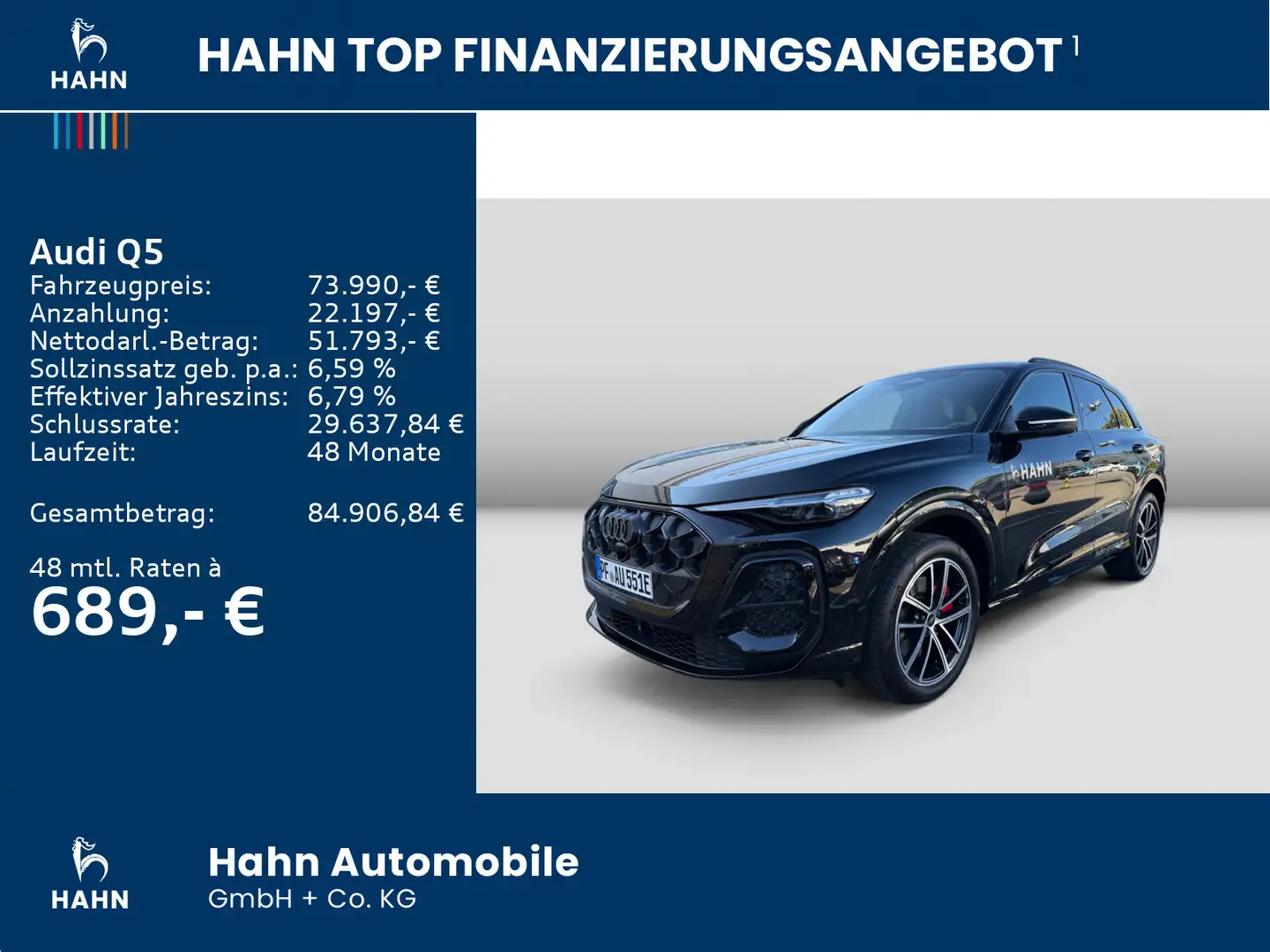 Audi Q5 Audi Q5 SUV e-hybrid quattro 270 kW S tr Schwarz - 2