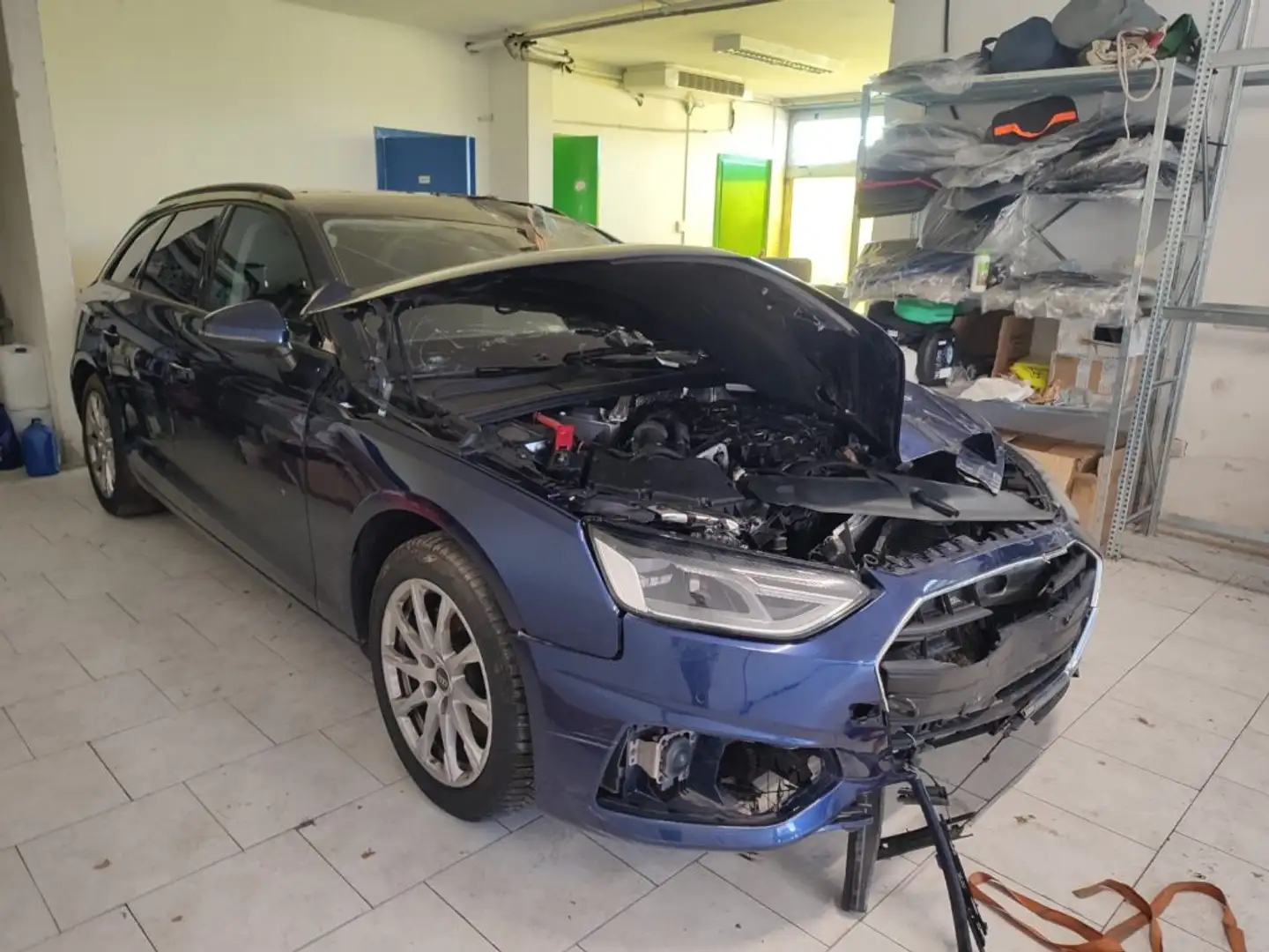 Audi A4 Avant 163CV Stronic INCIDENTATA, NETTO IVA Blu/Azzurro - 1