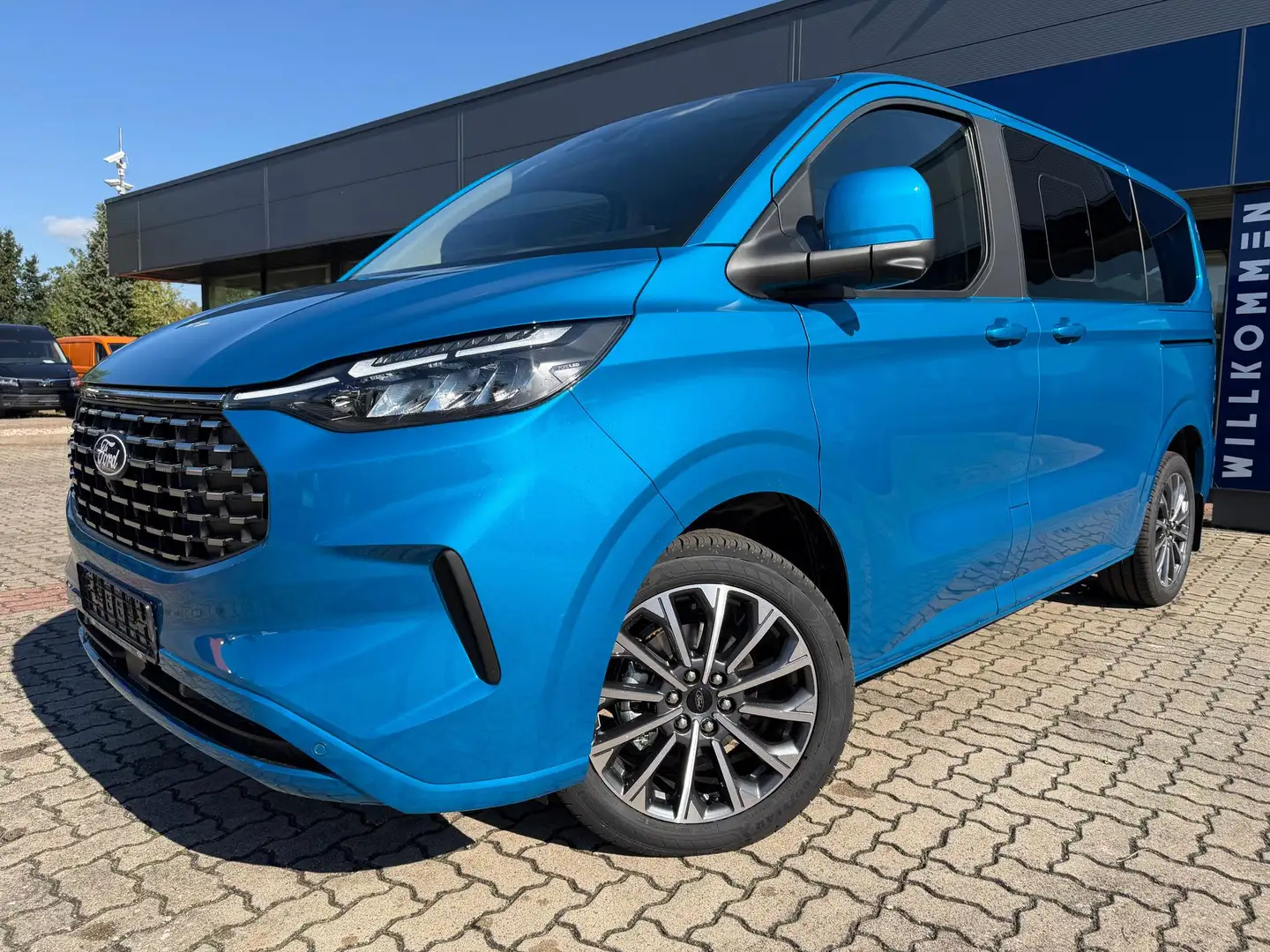 Ford Tourneo Custom L1H1 Titanium X Vollausstattung Blau - 1