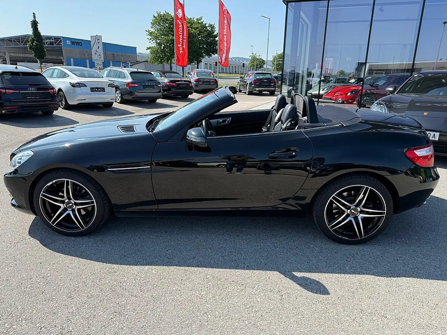 Mercedes-Benz SLK 200 BlueEfficiency Negro - 2