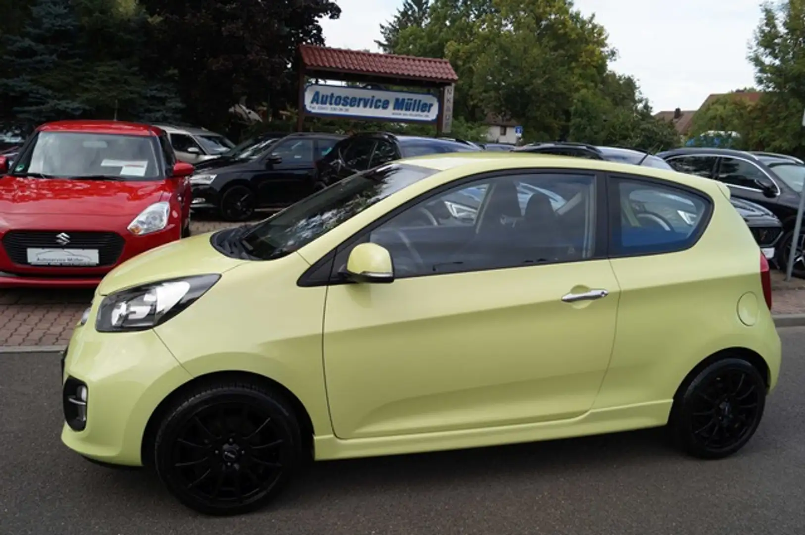 Kia Picanto 1,2i 63kw Klimaautomatik.-Sitzh. uvm. Gelb - 2