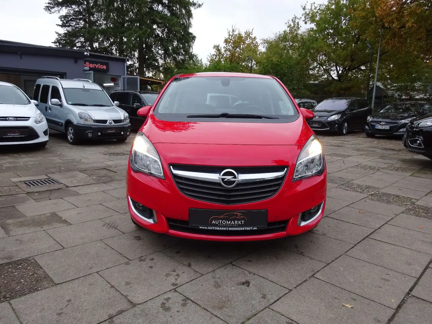 Opel Meriva B Drive / Klimaautomat / 2-Hand / SHZ/AHK Rot - 2