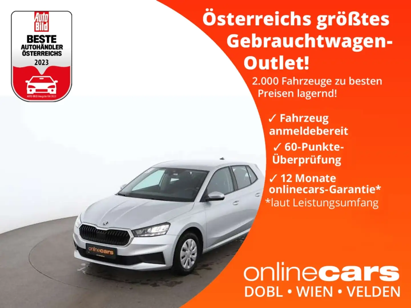 Skoda Fabia 1.0 MPI Ambition LED SITZHZG ASSIST KLIMA Silber - 1