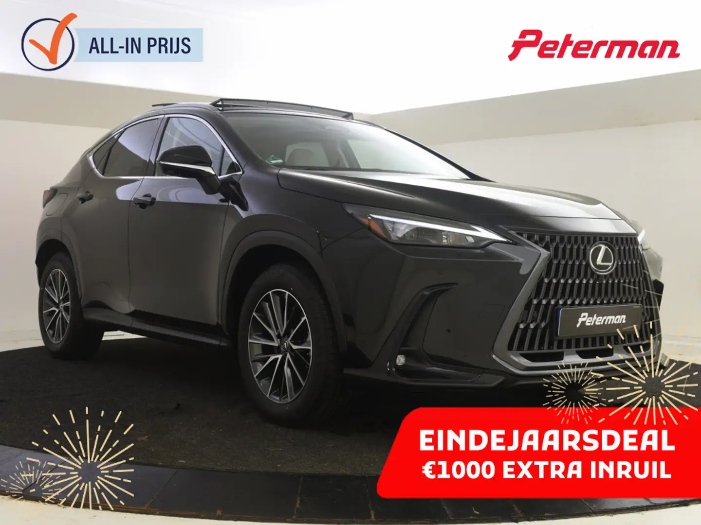 Lexus NX 450h+ Plug-In Hybrid AWD Executive Line | Elektr pano | Zwart - 1