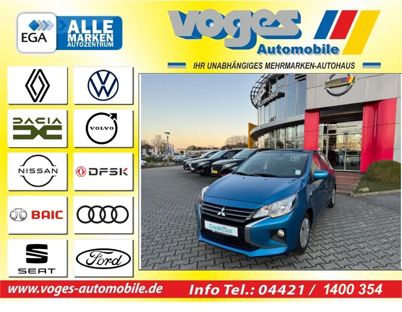 Mitsubishi Space Star 1.2 Select Bleu - 1