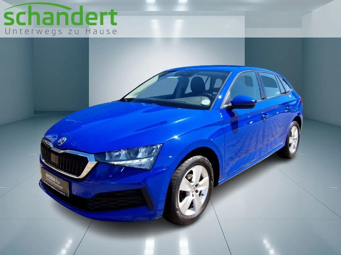 Skoda Scala 1.0 TSI Cool LED Klima Sitzheizung DAB Blau - 1