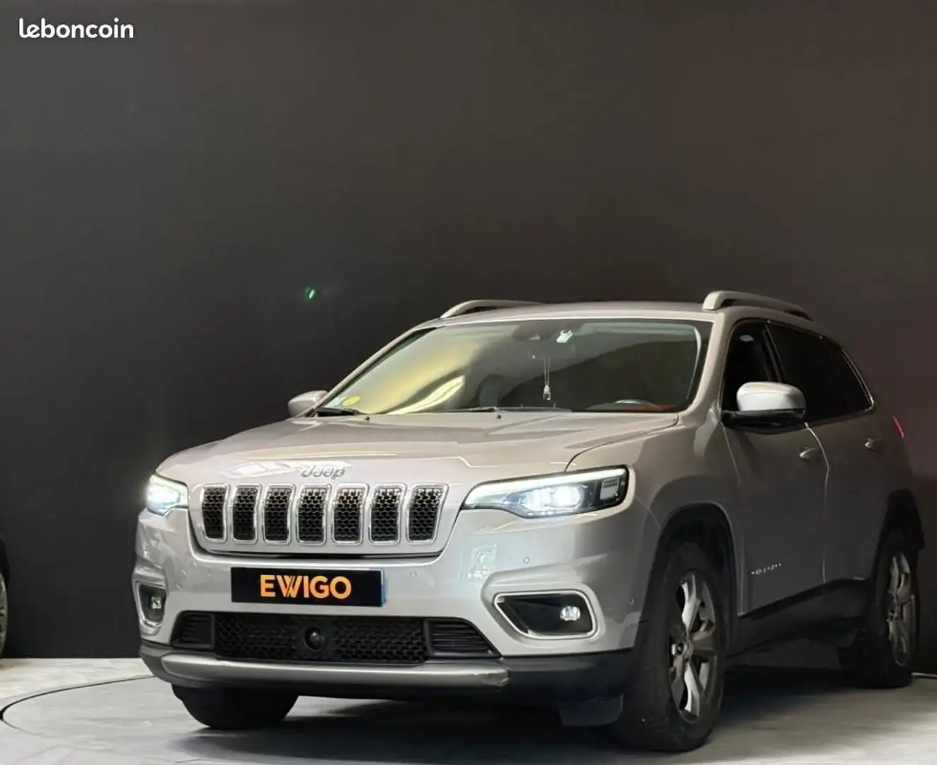 Jeep Cherokee 2.2L CRD 195CH BVA LIMITED Gris - 1