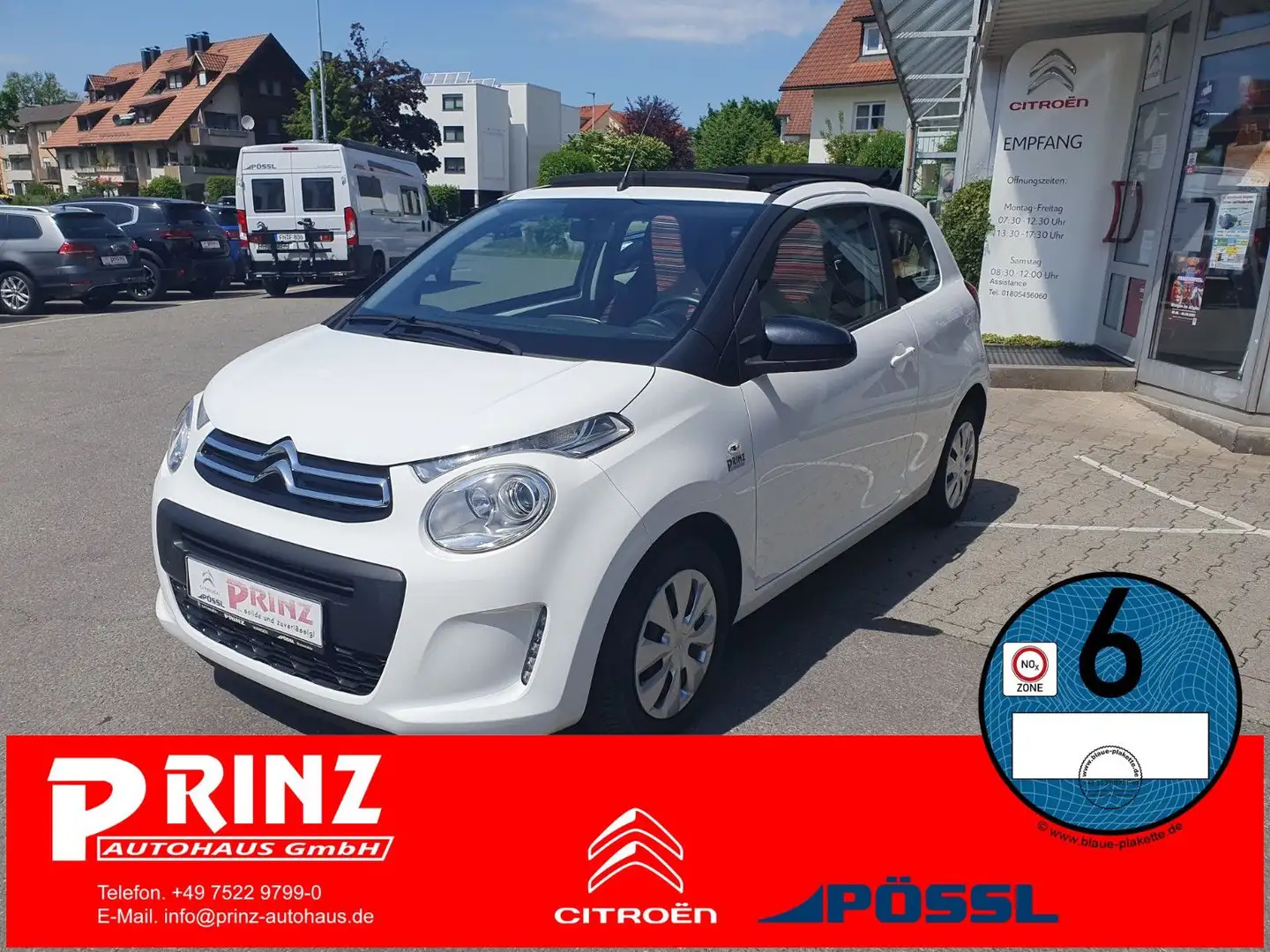 Citroen C1 AIRSCAPE Feel 1.0 VTi Beyaz - 1
