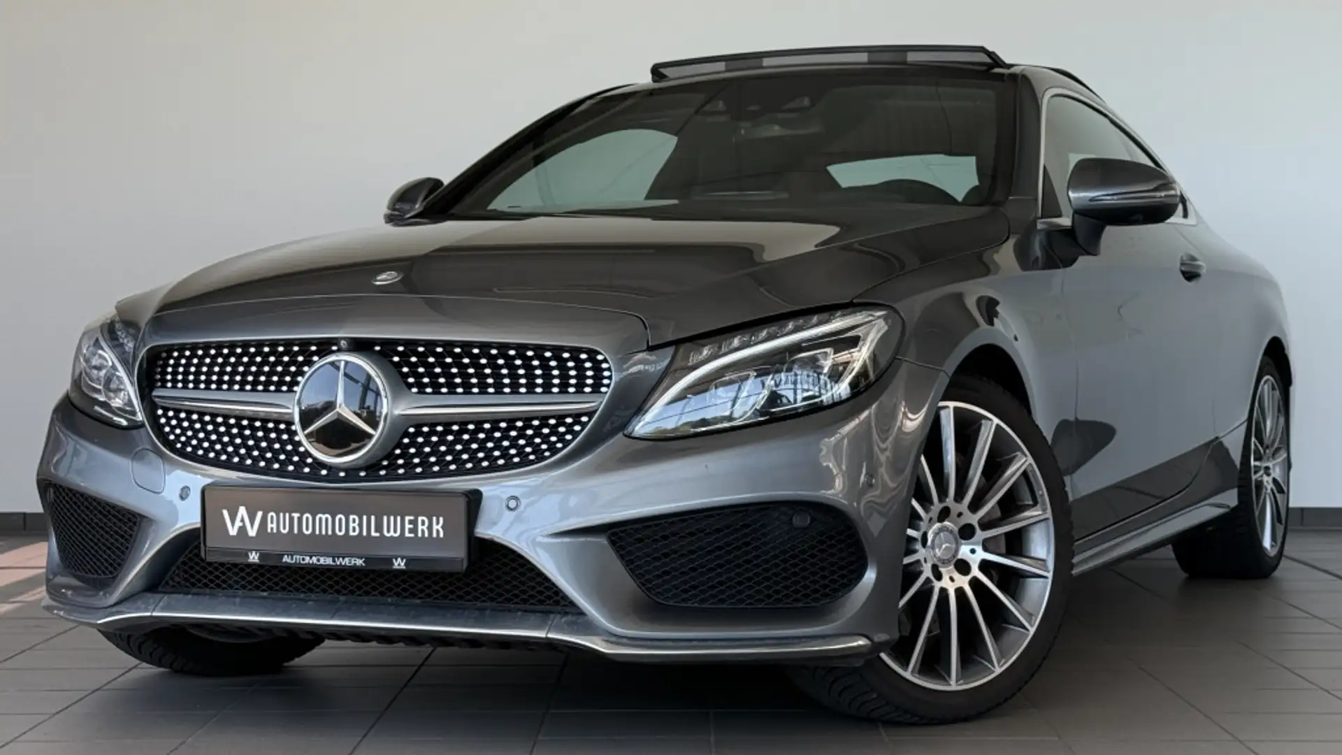 Mercedes-Benz C 250 Couped |AMG |PANO |MEM |360° |HUD |LED Grau - 1