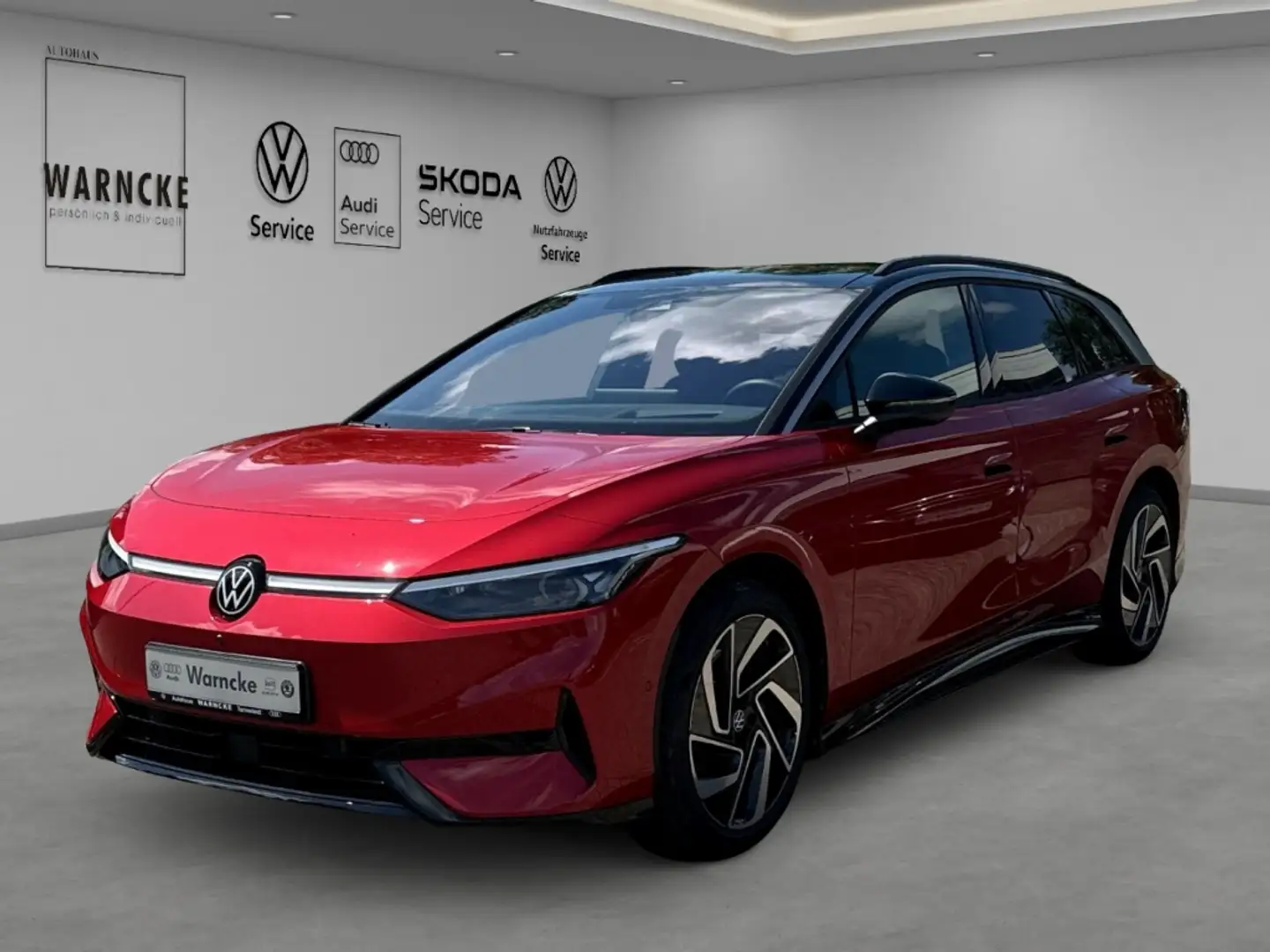 Volkswagen ID.7 210 kW Tourer Pro S 91 kWh MATRIX WP ACC DCC AHK P Rot - 1