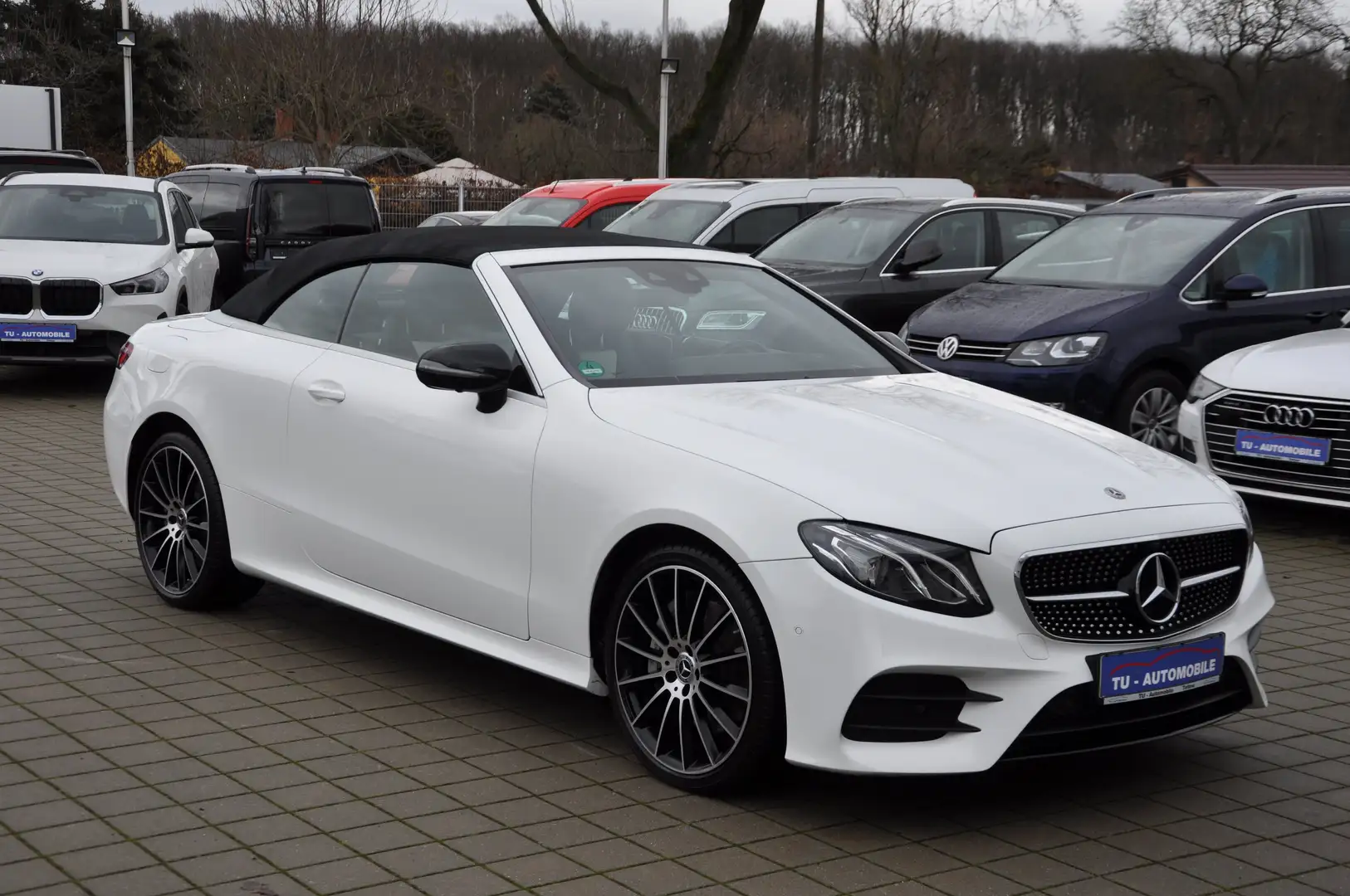 Mercedes-Benz E 450 E 450 4M Cabrio 9G AMG/NIGHT/HUD/360°/BURMESTER Alb - 1