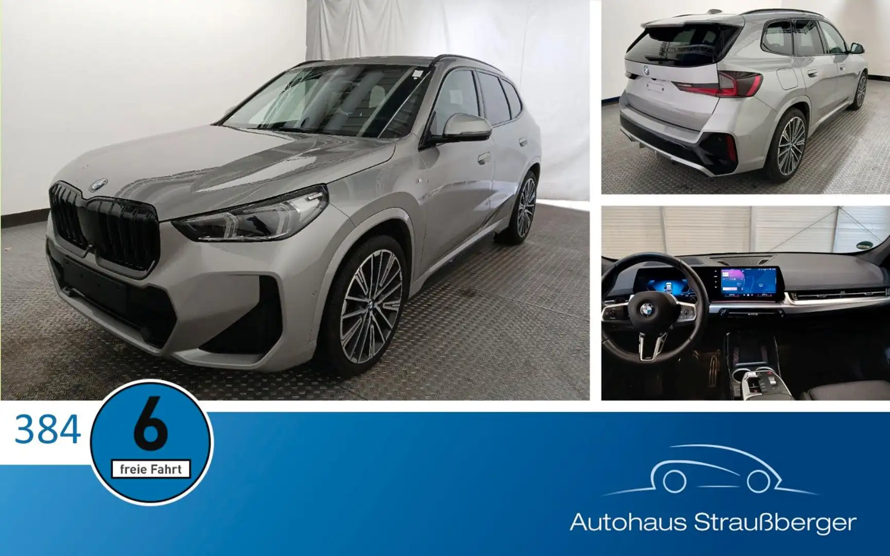 BMW X1 20xd M Sport ACC AHK KZU H/K HUD 360° Memory Silber - 1