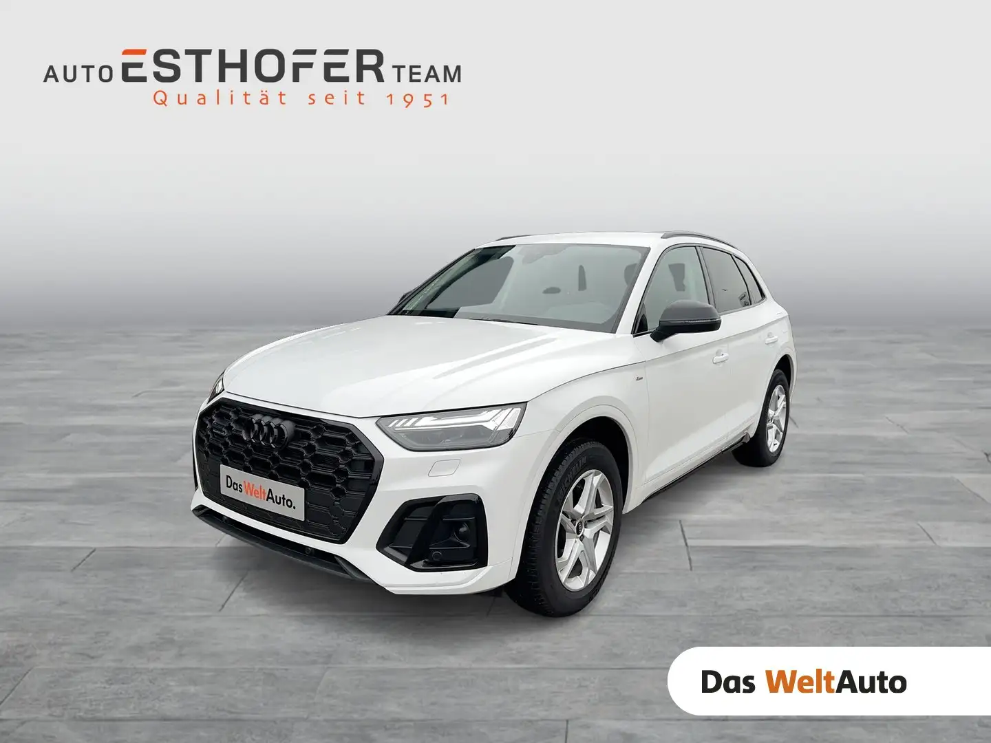 Audi Q5 50 TFSI e quattro S line Weiß - 1