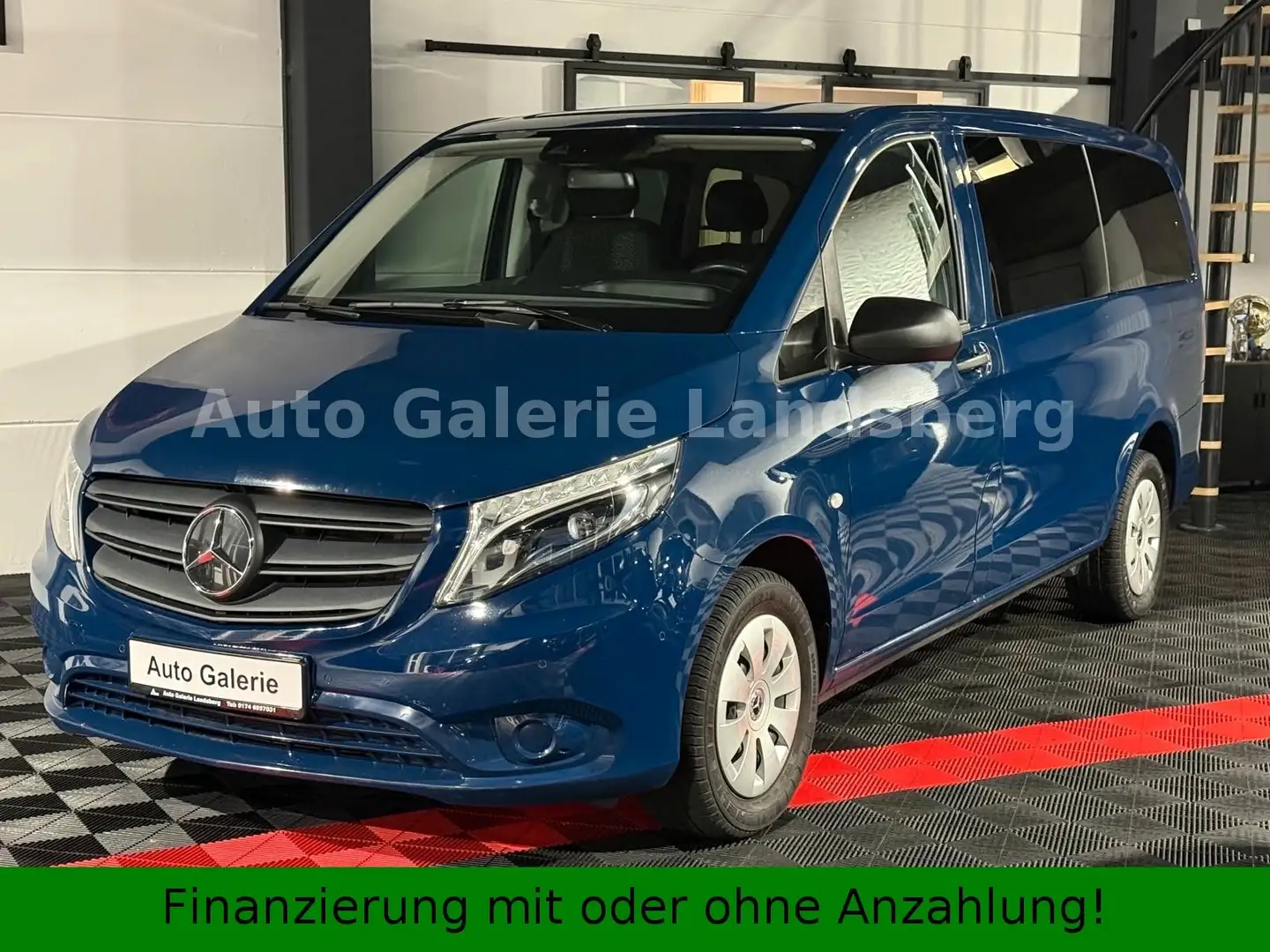 Mercedes-Benz Vito 116d*Edition*lang*9-G Tronic*LED*5-Sitzer* Blau - 1