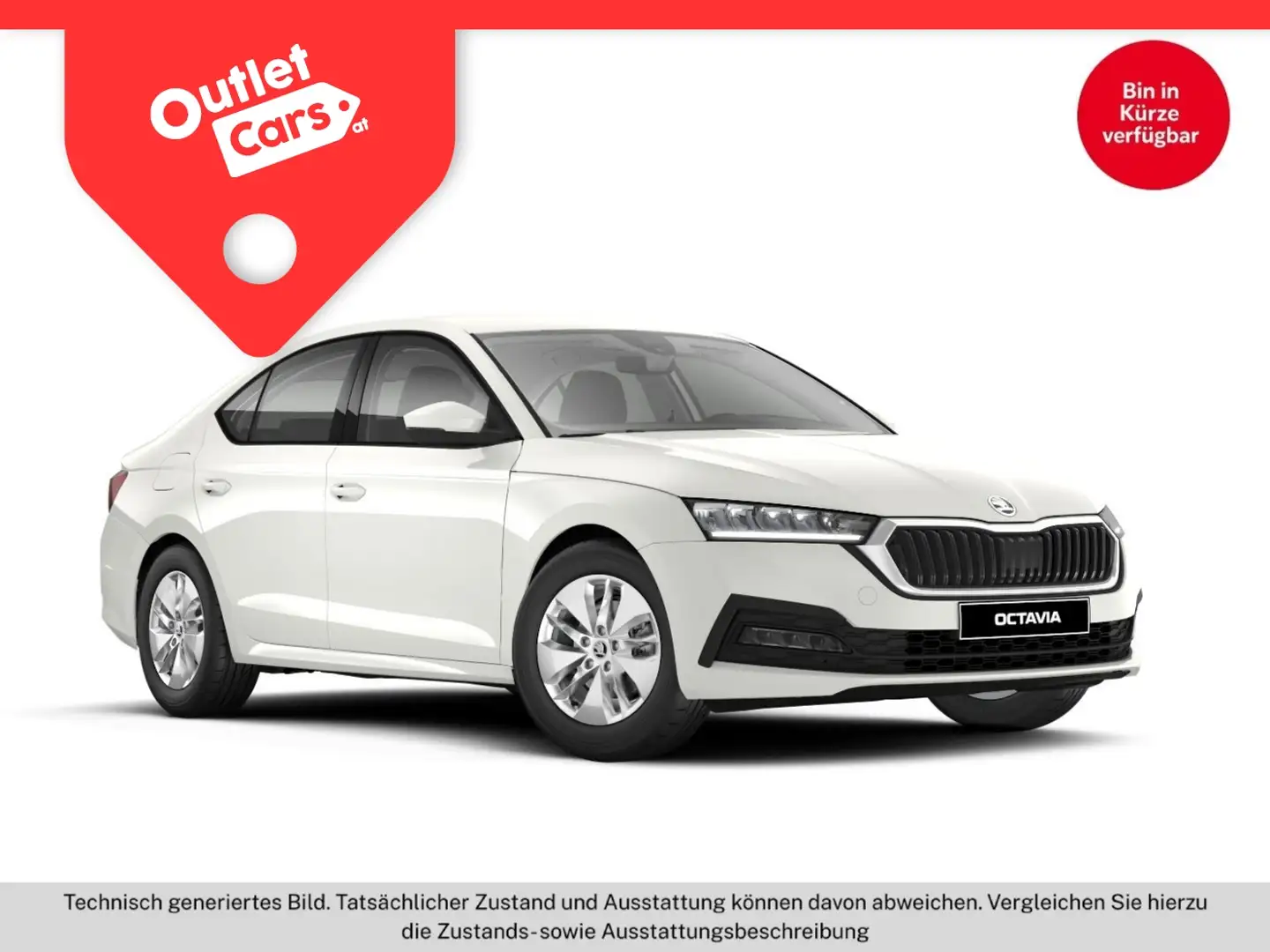 Skoda Octavia 2.0 TDI Ambition LED+KeyLess+LM+PDC+SHZ Weiß - 1