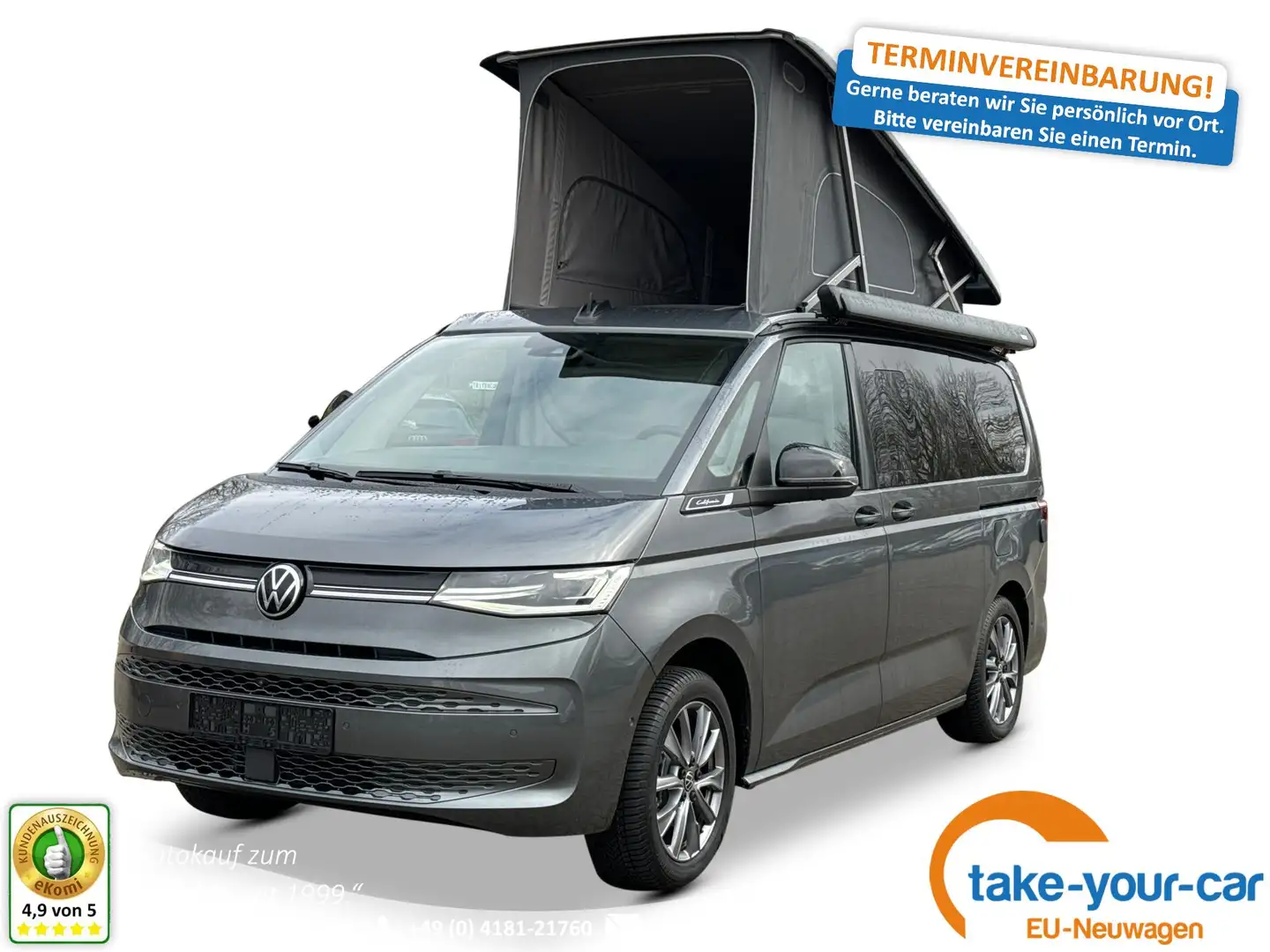 Volkswagen T7 California Ocean LED+KLIMAAUT+PDC+SHZ+AUFSTELLDACH+4MOTION... - 1