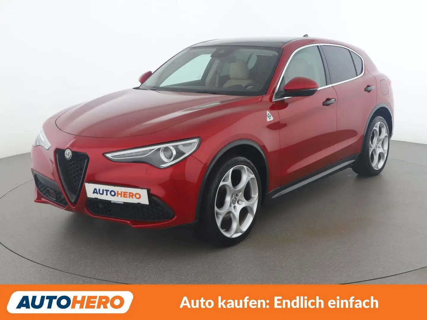 Alfa Romeo Stelvio 2.0 Turbo 6C Villa d'Este Q4 Rot - 1