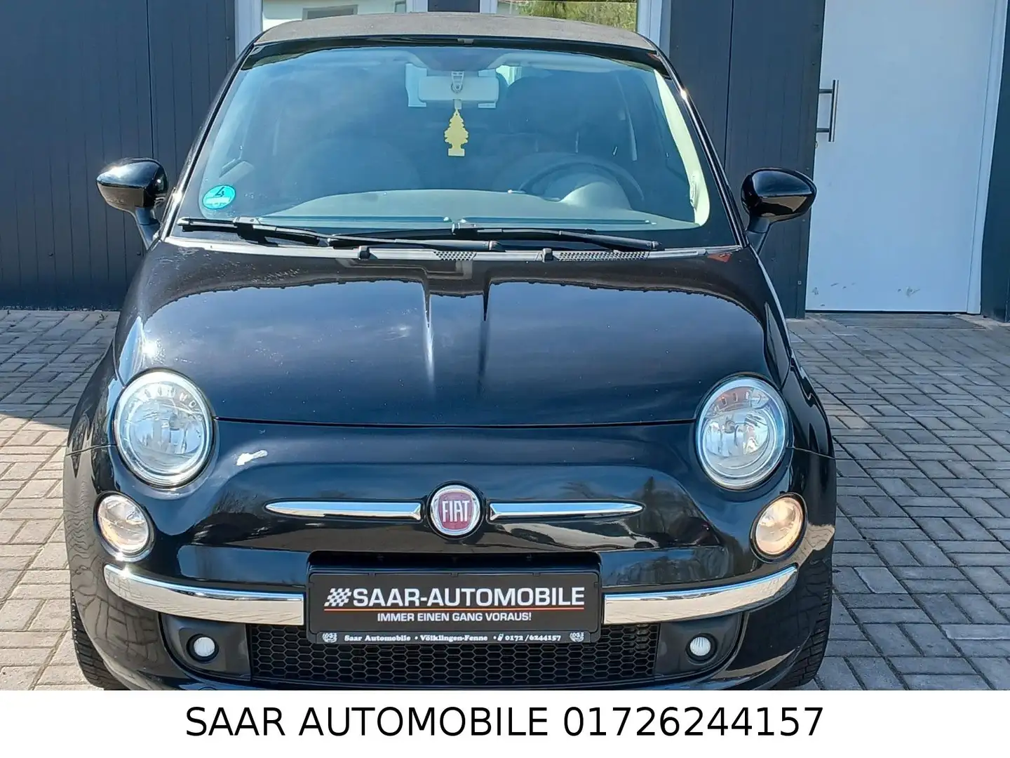 Fiat 500 Cabrio 1.4 /6.GANG /KLIMA/PDC HINTEN Schwarz - 2