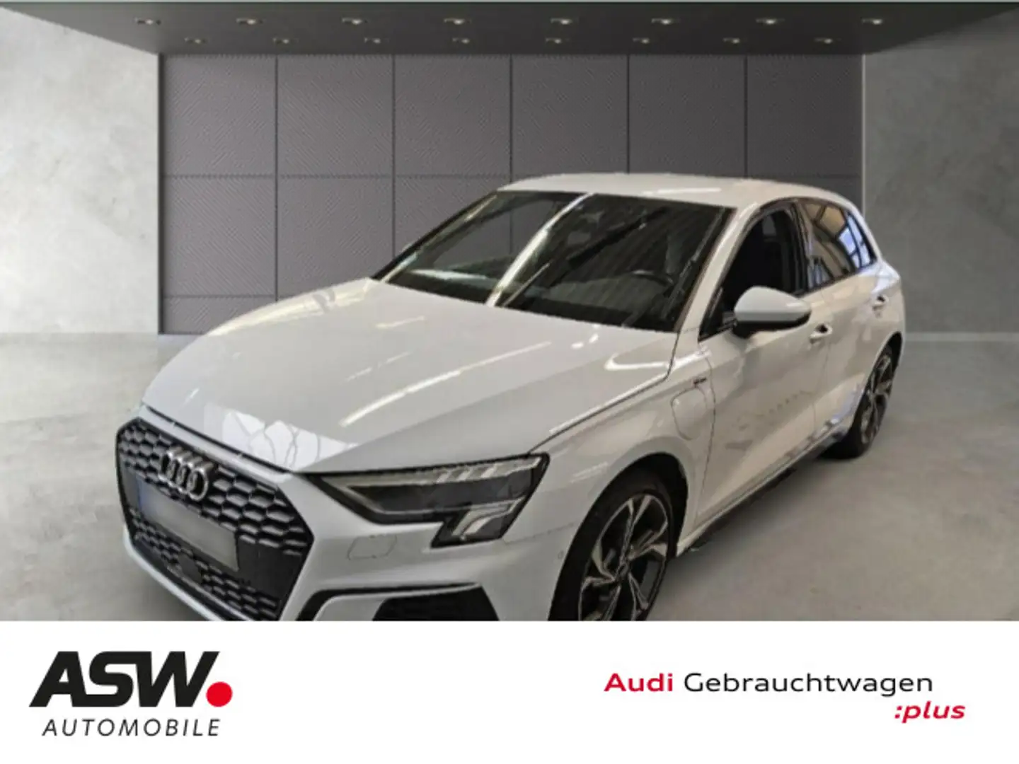 Audi A3 S line 40TFSI e NAVI LED ACC SHZ VC Weiß - 1