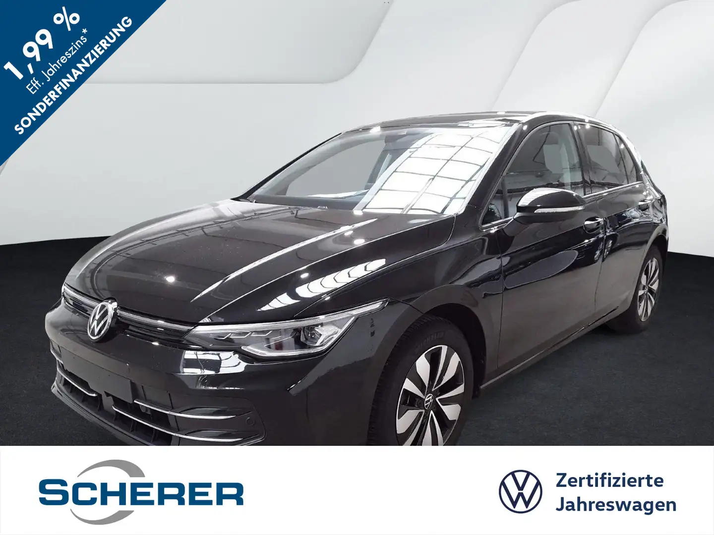 Volkswagen Golf VIII 1.5 TSI Goal LED+ NAVI AHK RFK ACC Schwarz - 1