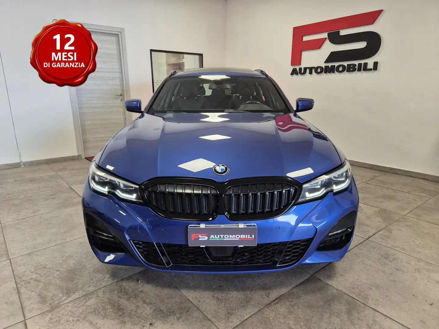 BMW 320 320d Touring mhev 48V xdrive Msport auto Bleu - 2