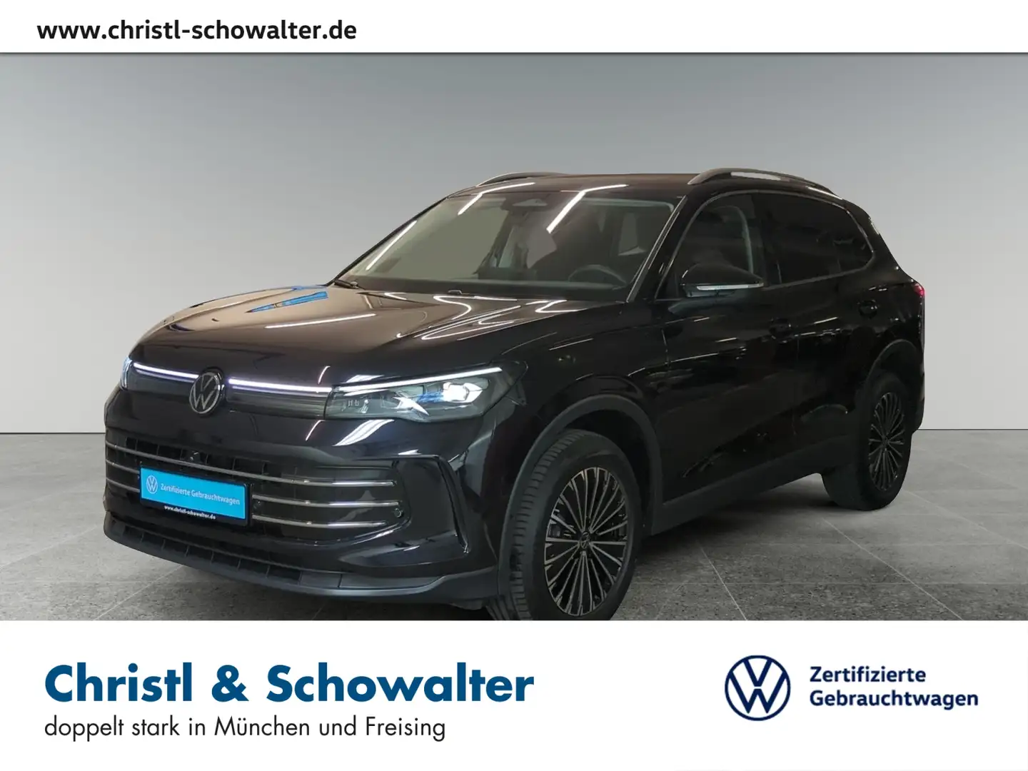 Volkswagen Tiguan 2.0 TDI 4M DSG Elegance AHK MATRIX PANO Zwart - 1