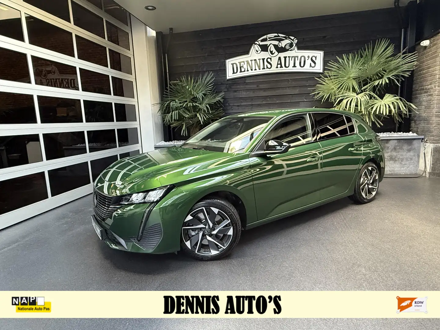 Peugeot 308 1.6 HYbrid 180 Allure Pack Business Vert - 1