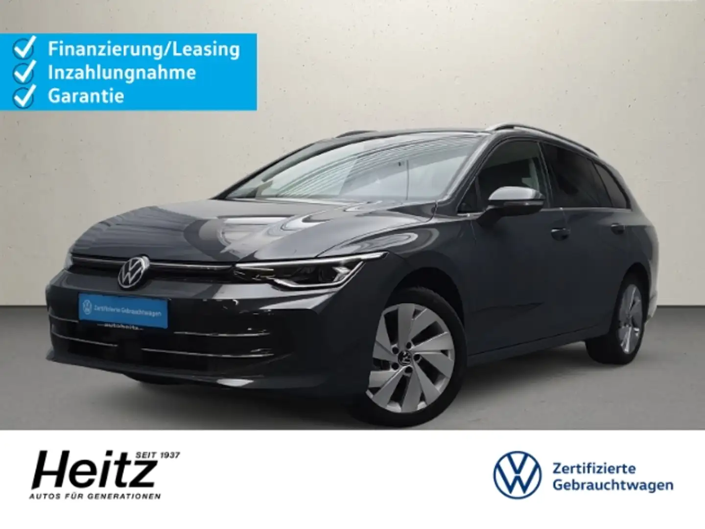 Volkswagen Golf Variant 1.5 eTSI DSG Style AHK Pano Headup Gris - 1