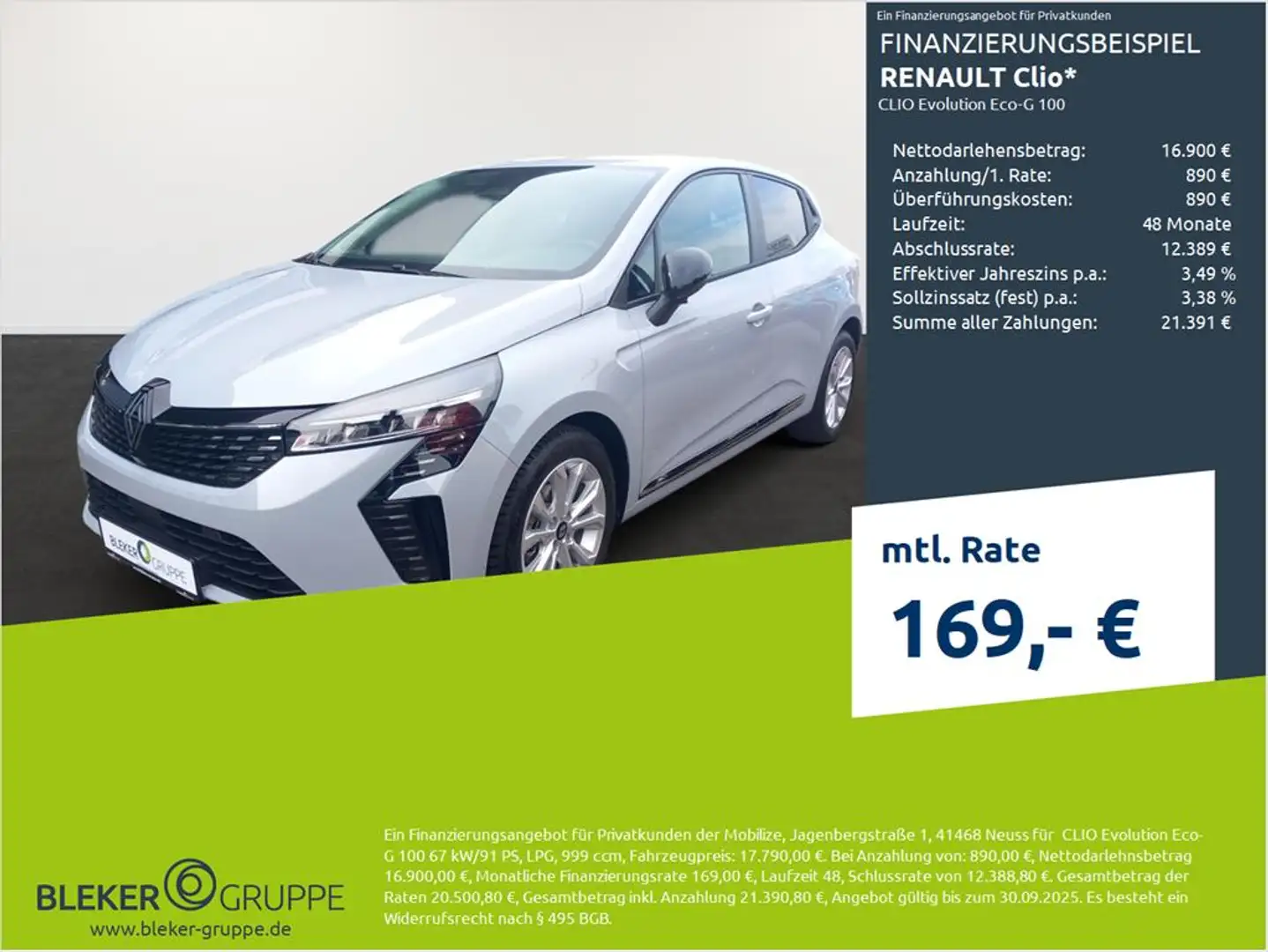 Renault Clio CLIO Evolution Eco-G 100 Grau - 1