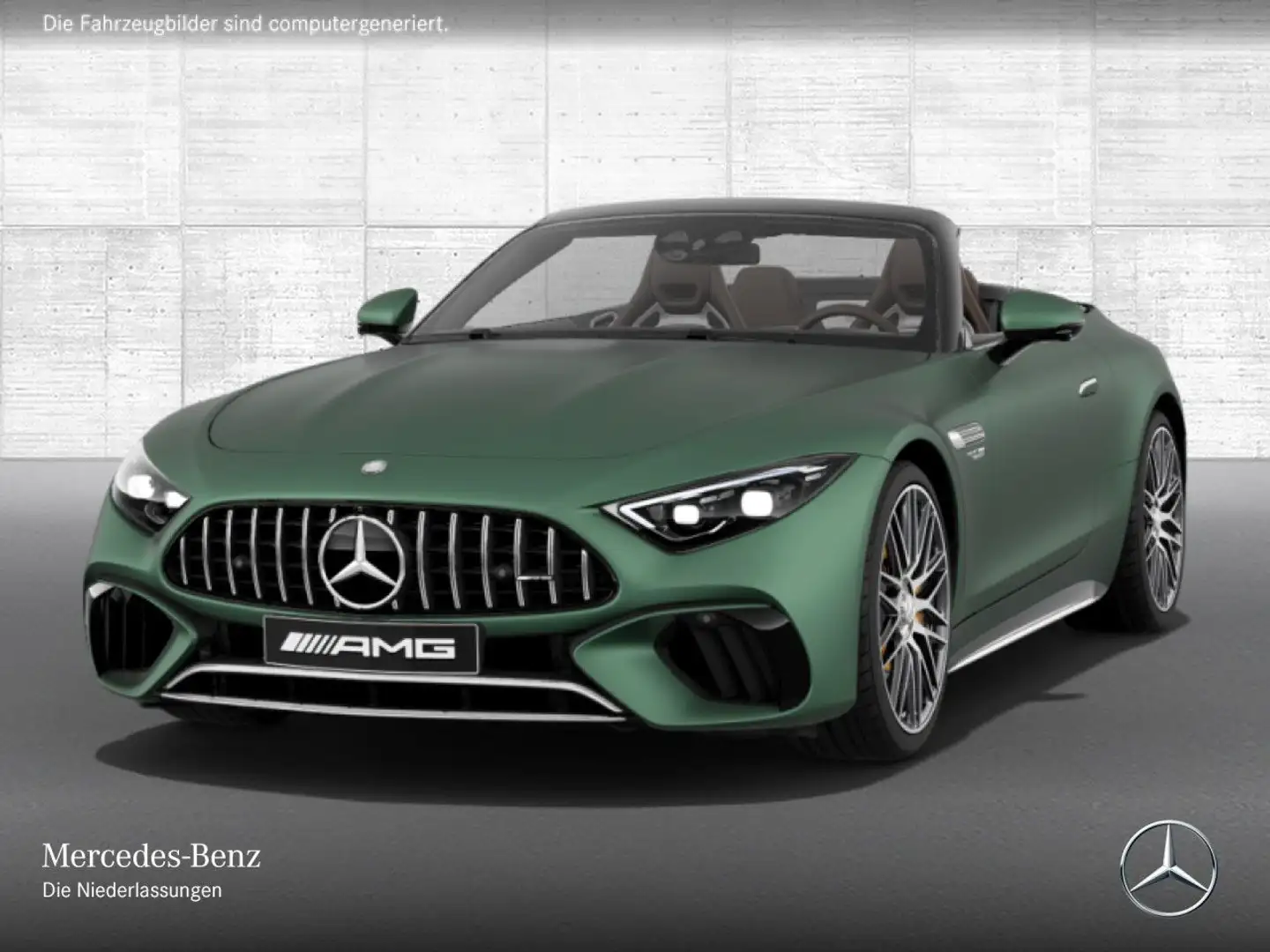 Mercedes-Benz SL 63 AMG S Cab. Keramik Perf-Sitze 360° Burmester Grün - 2