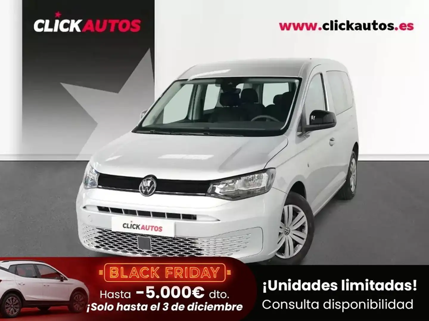 Volkswagen Caddy 2.0 TDI 102CV Origin Argent - 1