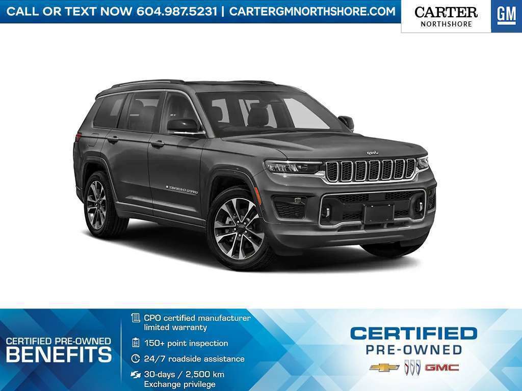 Gray 2021 Jeep Grand Cherokee L SUV / Crossover Four-Wheel Drive 8-Speed Automatic
