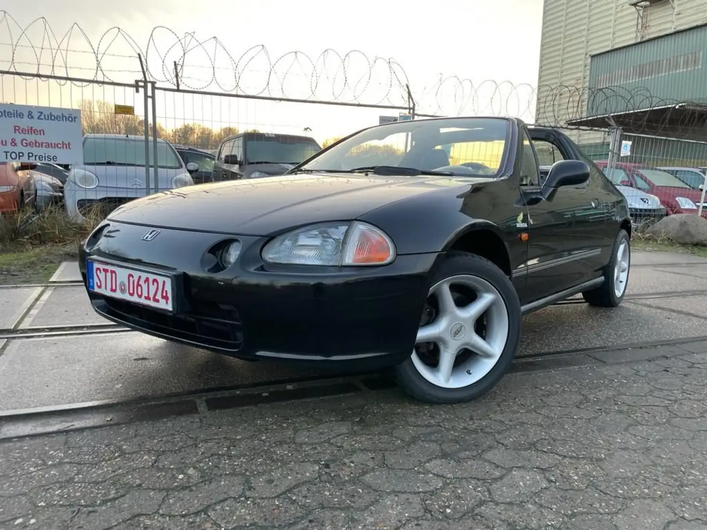 Honda CRX 1.6 ESI Del Sol*E-Roof*2.Hand*Leder*Aut.*Alu Negro - 1