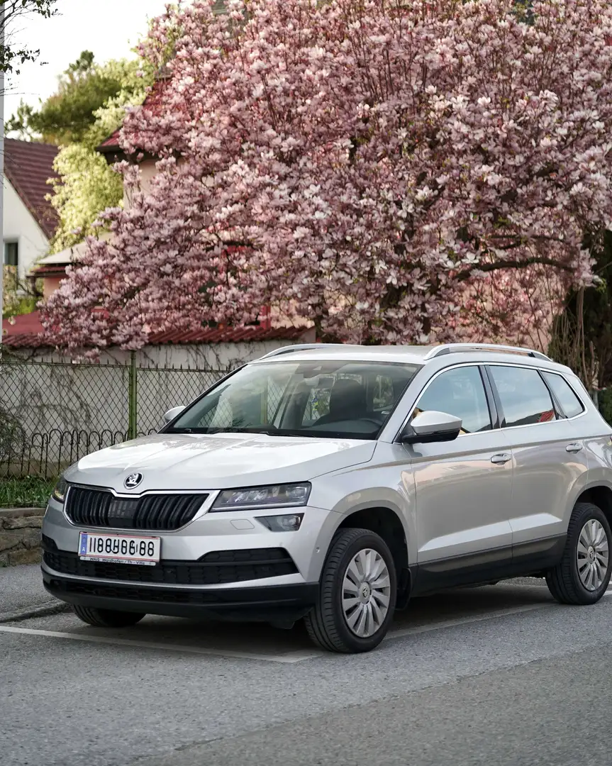 Skoda Karoq 1,6 TDI Style Limited Silber - 1