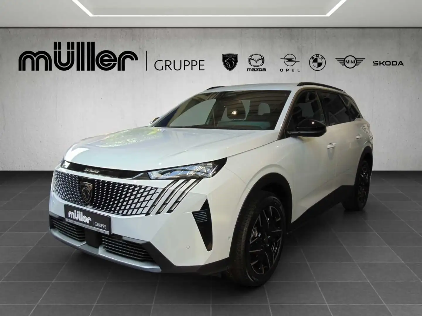 Peugeot 5008 Allure HYBRID 145 e-DSC6 Weiß - 1