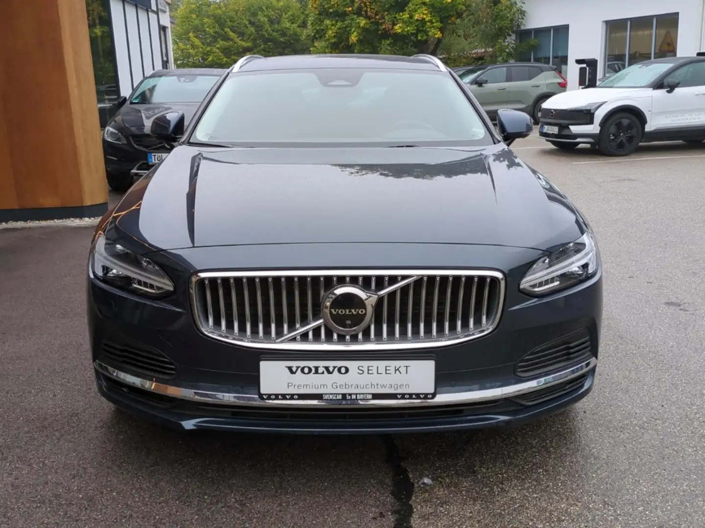 Volvo V90 Plus Bright Recharge Plug-In Hybrid AWD T6 Twin En Bleu - 2