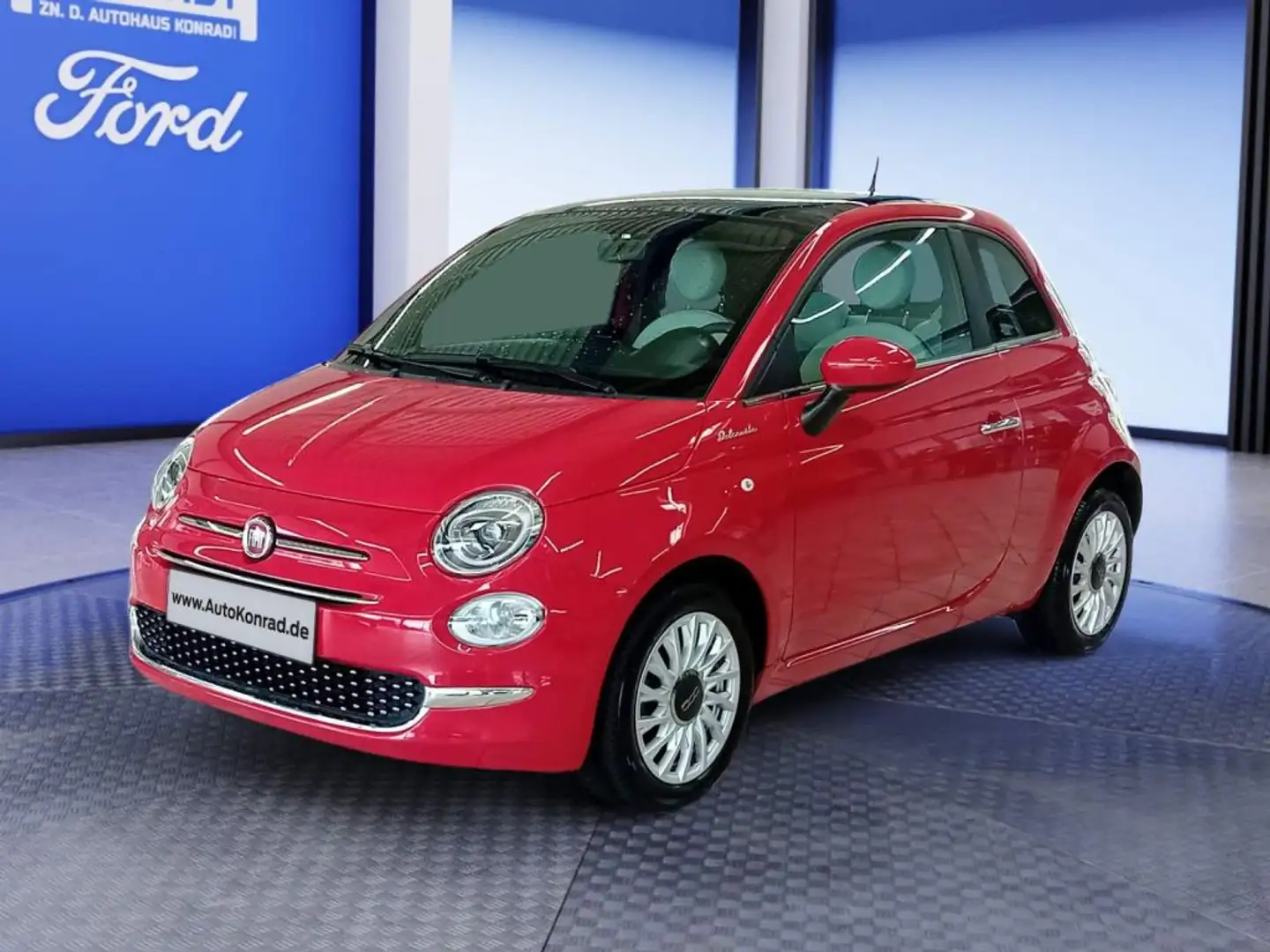 Fiat 500 1.0 GSE Hybrid Dolcevita *Allwetter* Rouge - 1