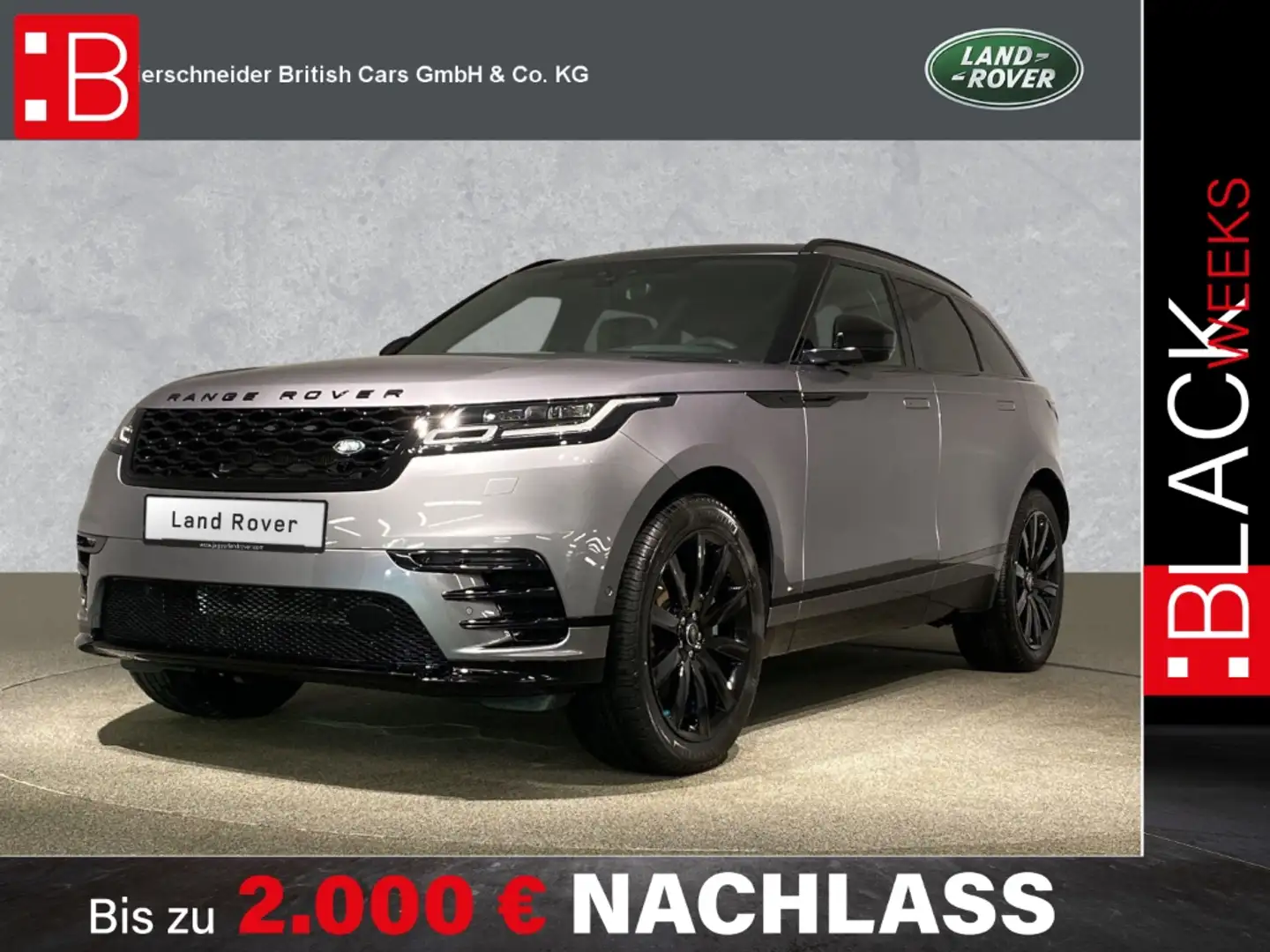 Land Rover Range Rover Velar D300 R-Dynamic SE BLACK-PACK 21 Grau - 1