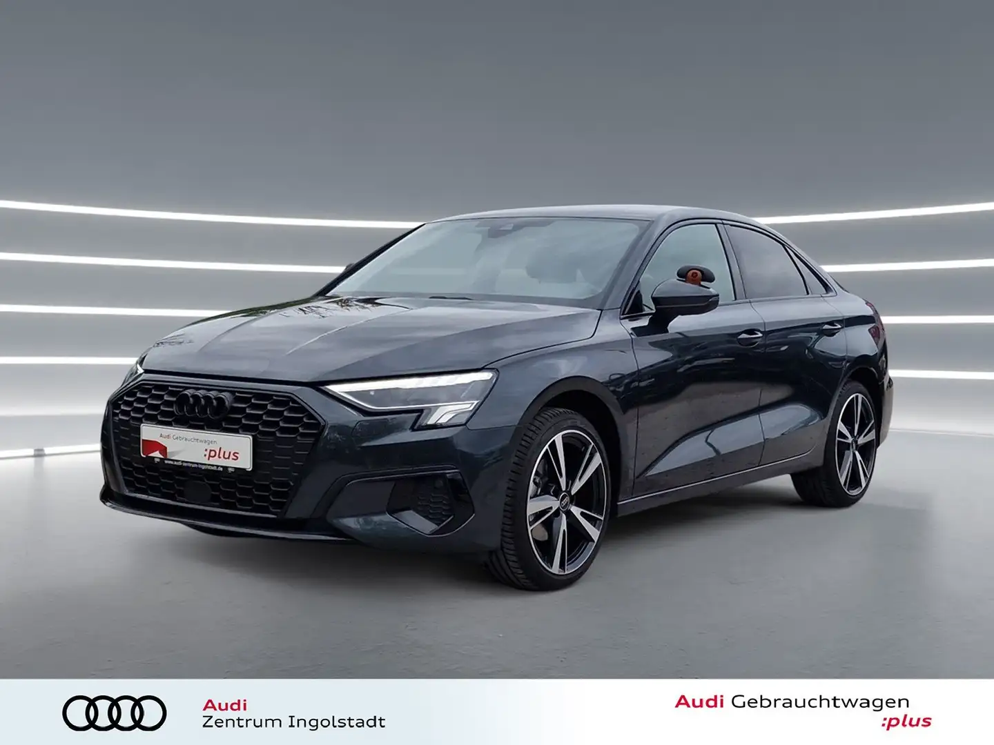 Audi A3 Limousine 35 TFSI LED AHK NAVI 18" advanced Gris - 2