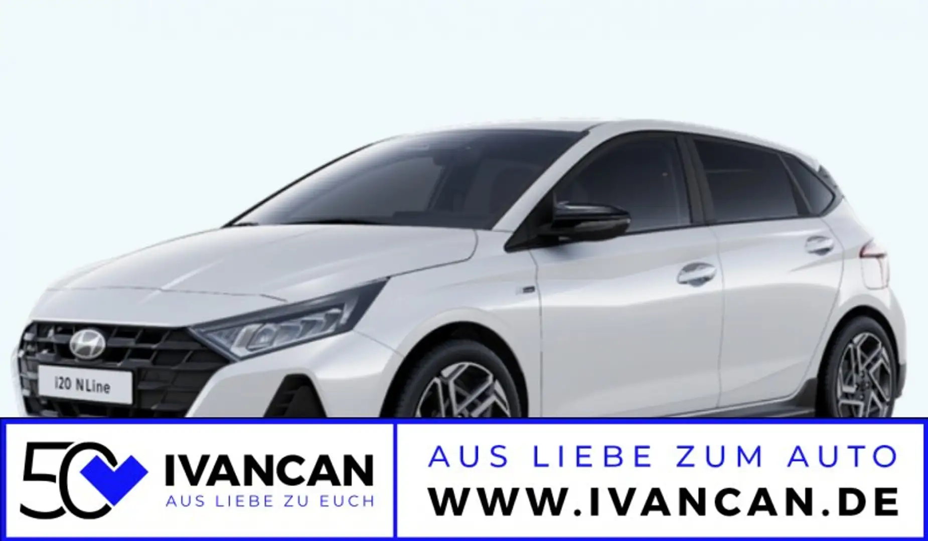 Hyundai i20 (MY25) 1.0 T-GDI (100 PS) 6-MT 2WD N Line Weiß - 1