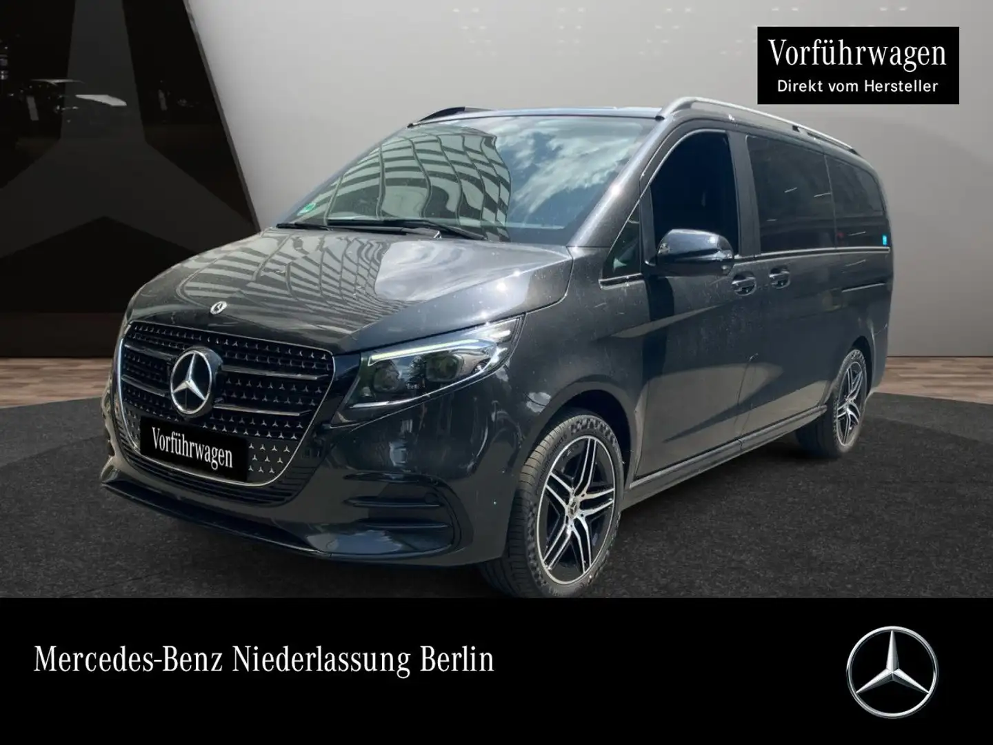 Mercedes-Benz V 300 d 4M AVANTGARDE+Allrad+AMG+9G+AHK+StandHZ Gris - 1