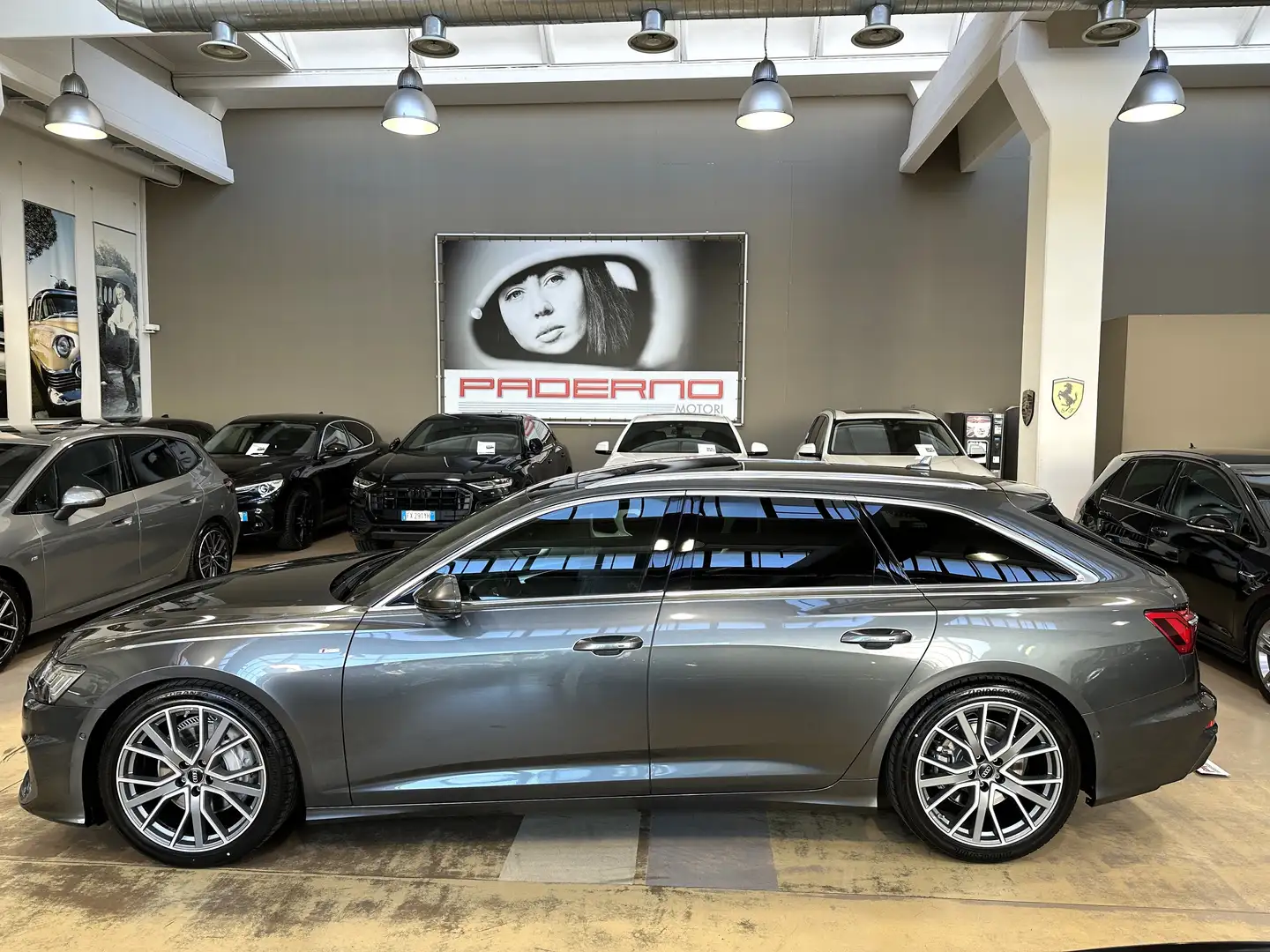 Audi A6 Avant 45 3.0 TDI mhev quattro S line-20"-TettoFULL Gris - 2