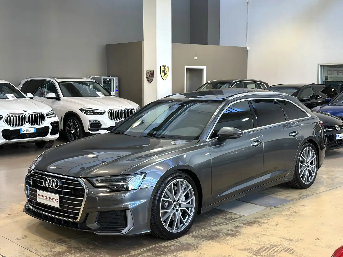 Audi A6 Avant 45 3.0 TDI mhev quattro S line-20"-TettoFULL Gris - 1