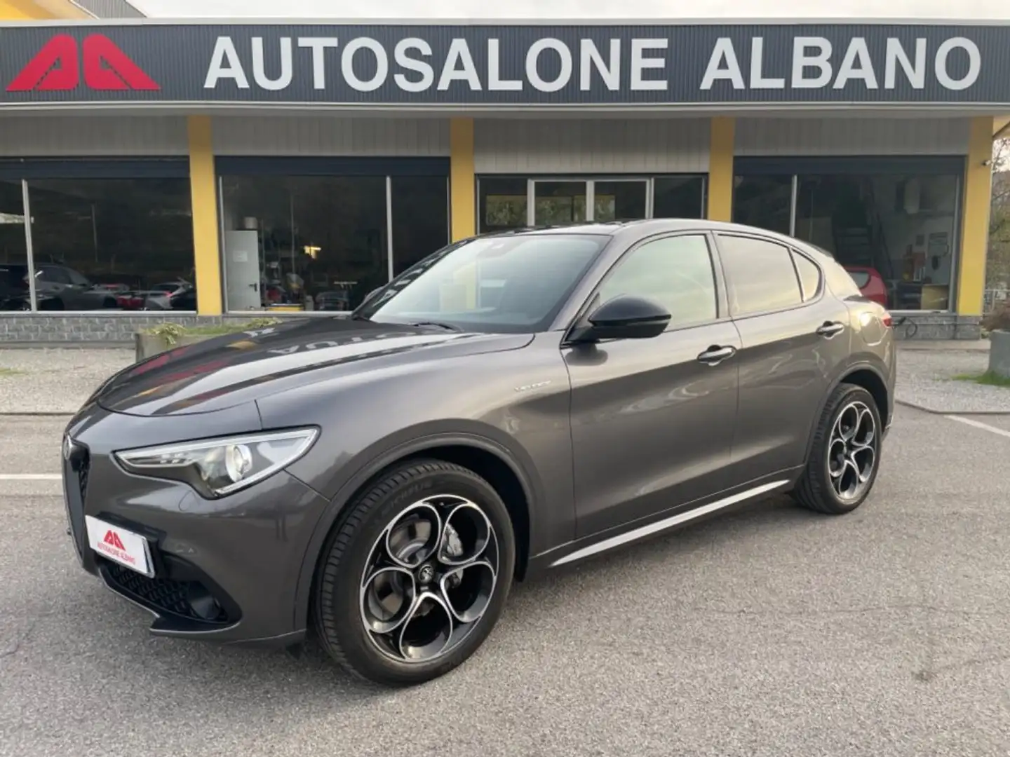 Alfa Romeo Stelvio 2.2 Turbodiesel 210 CV AT8 Q4 Veloce Grigio - 1