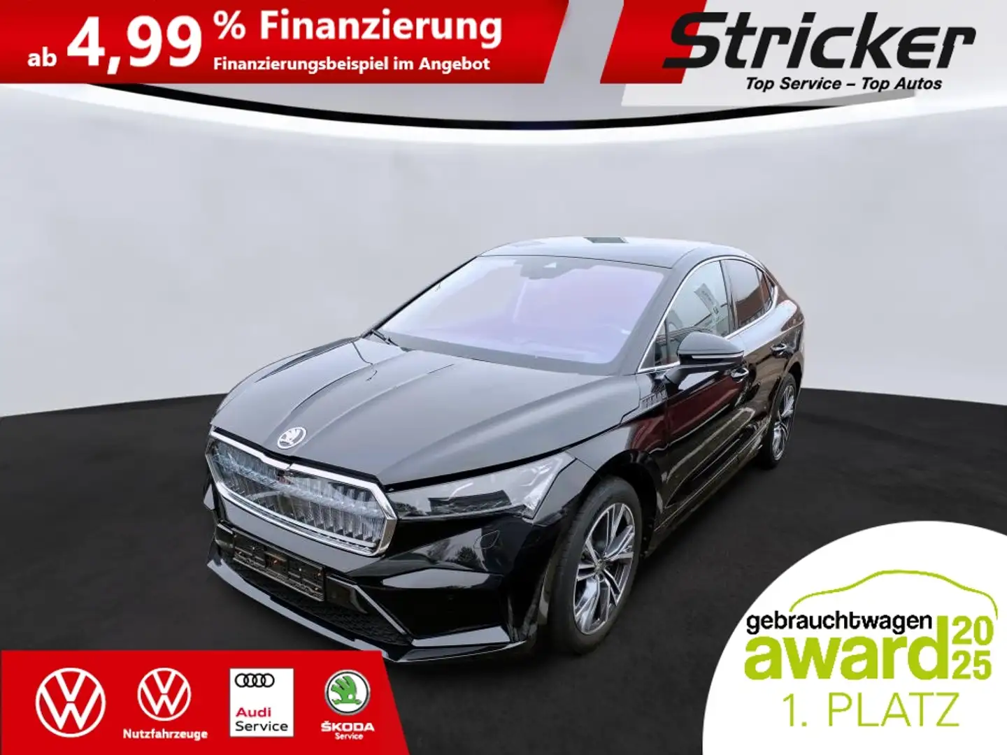 Skoda Enyaq iV80 403,-ohne Anzahlung Pano Canton Matrix Schwarz - 2