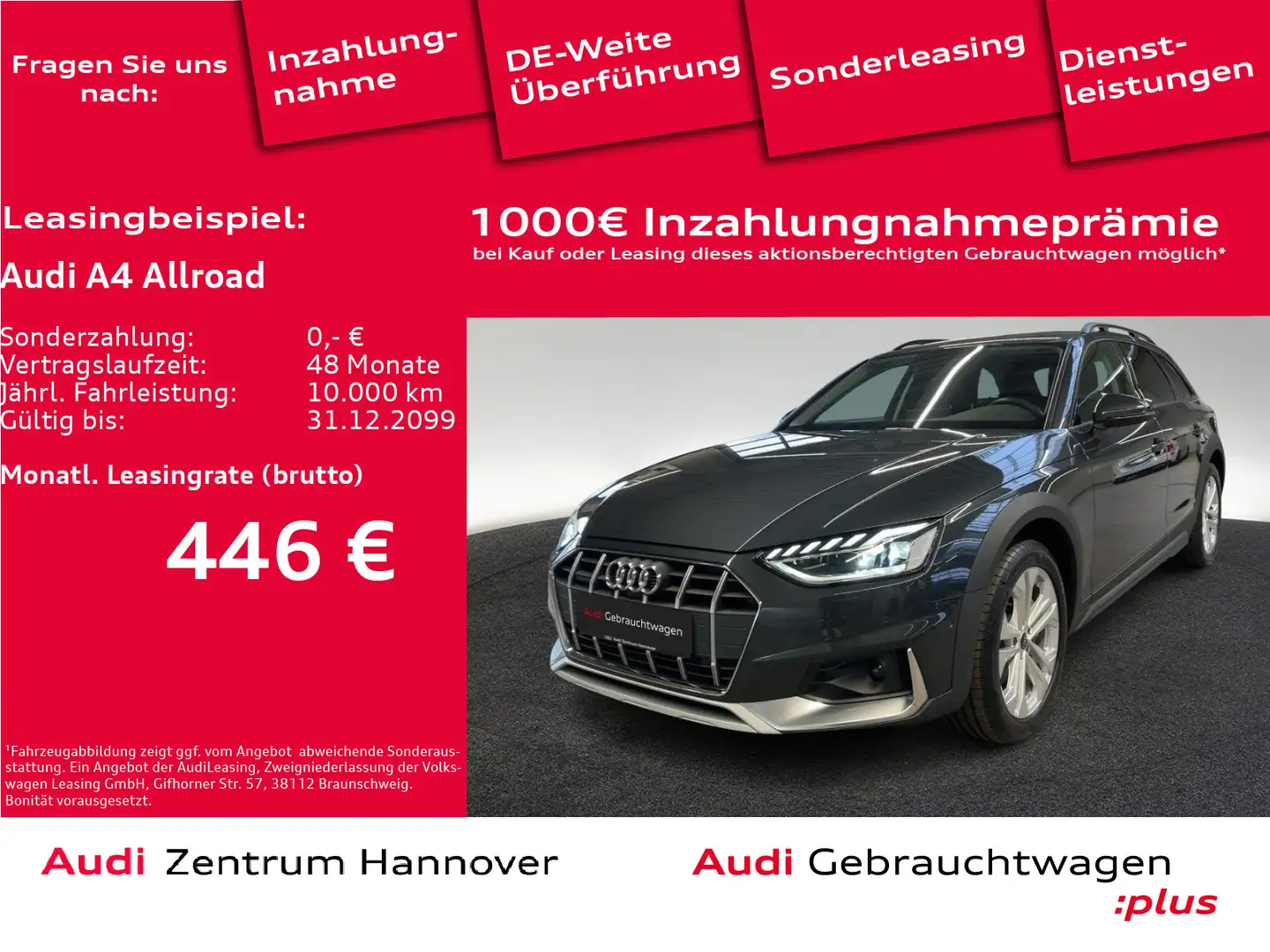Audi A4 allroad A4 allroad quattro 40 TDI ACC virtual LED Kamera Gris - 1