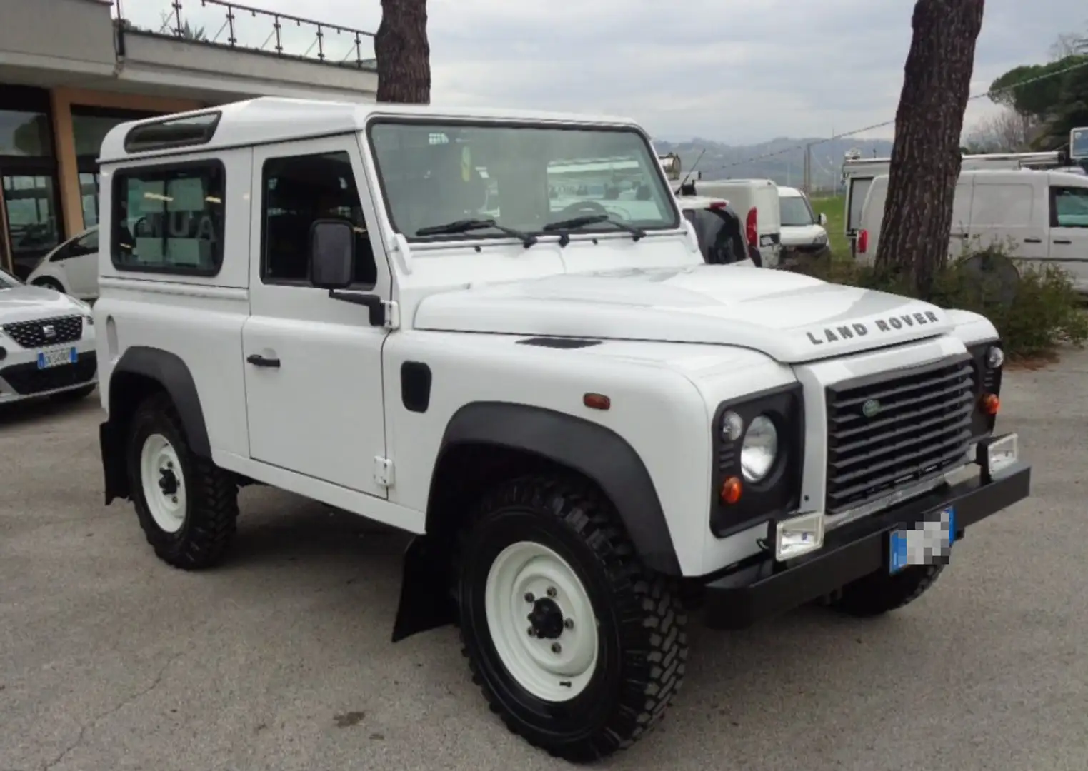 Land Rover Defender 90 2.2 TD4 SW N1 CLIMA-ALLESTITO-GANCIO TRAINO Blanc - 1