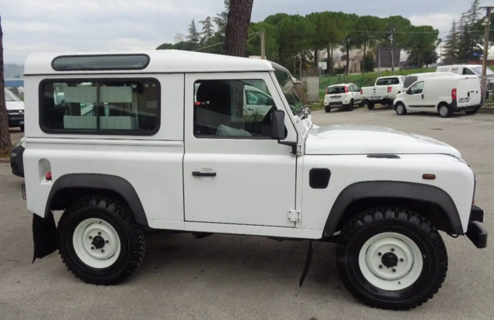 Land Rover Defender 90 2.2 TD4 SW N1 CLIMA-ALLESTITO-GANCIO TRAINO Blanc - 2