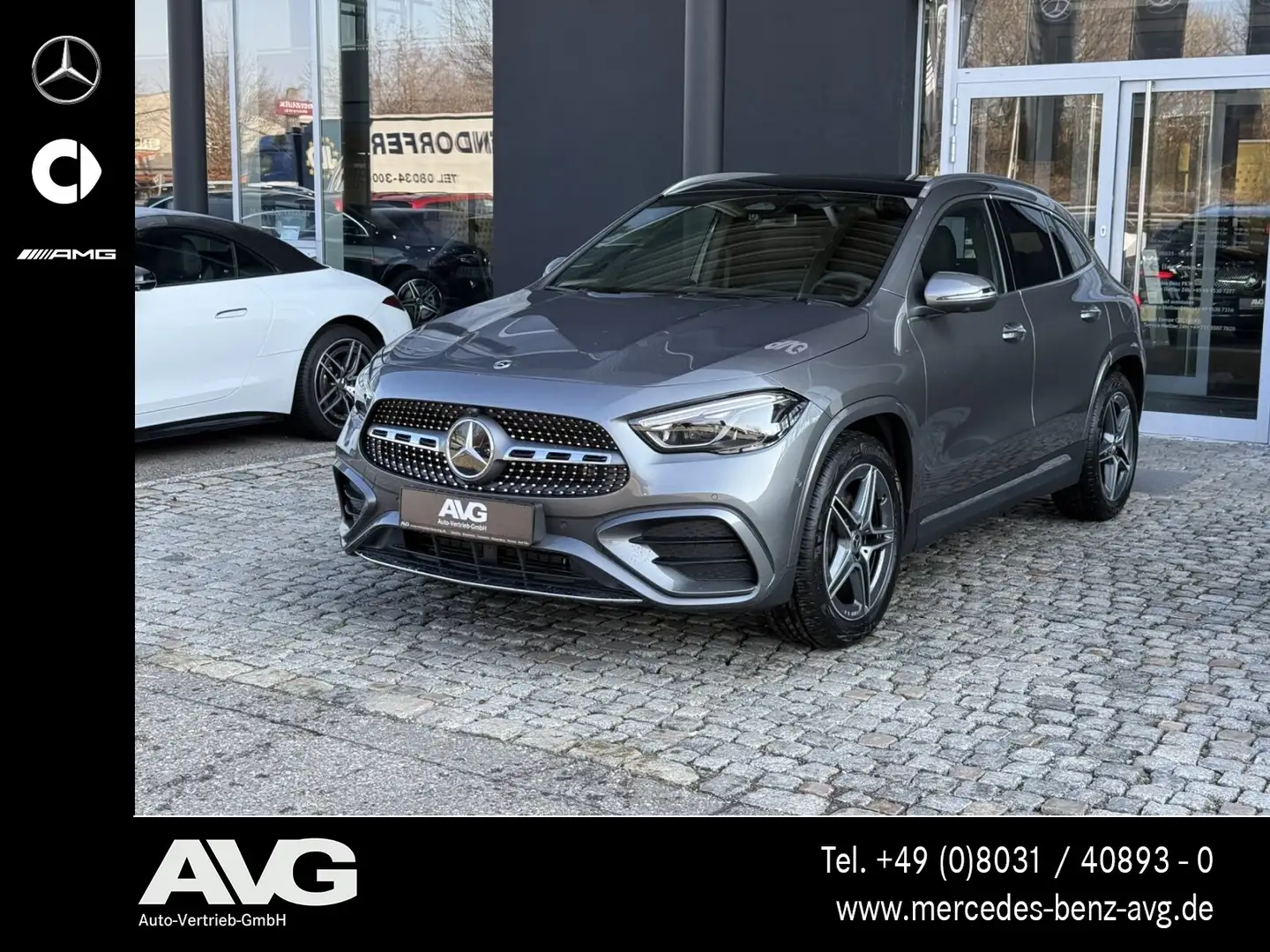 Mercedes-Benz GLA 200 GLA 200 AMG+ Pano Multibeam LED Dist Park 360° Сірий - 1