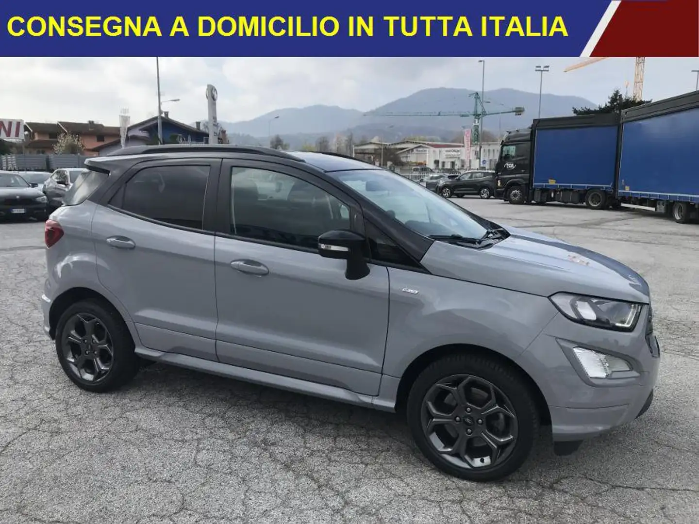Ford EcoSport 1.0 EcoBoost 125cv ST-Line ST LINE PARI AL NUOVO Grigio - 2